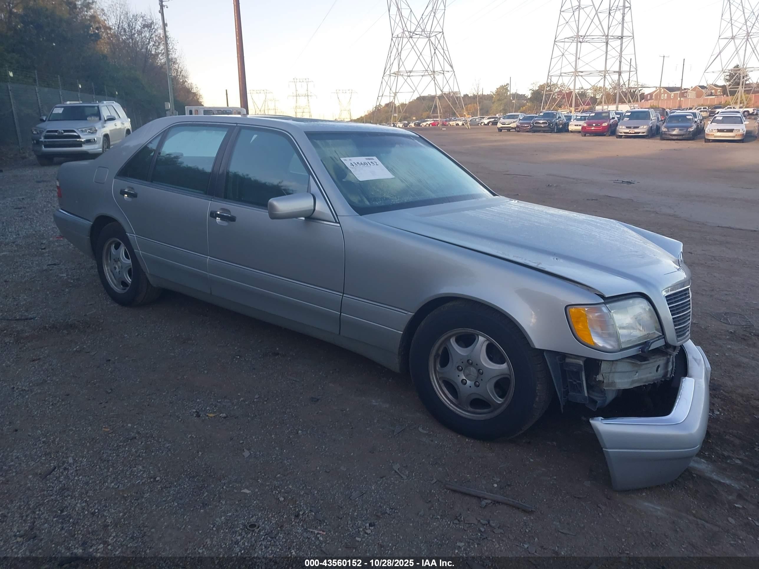 1998 Mercedes-benz S 420   Silver vin: WDBGA43G8WA387815