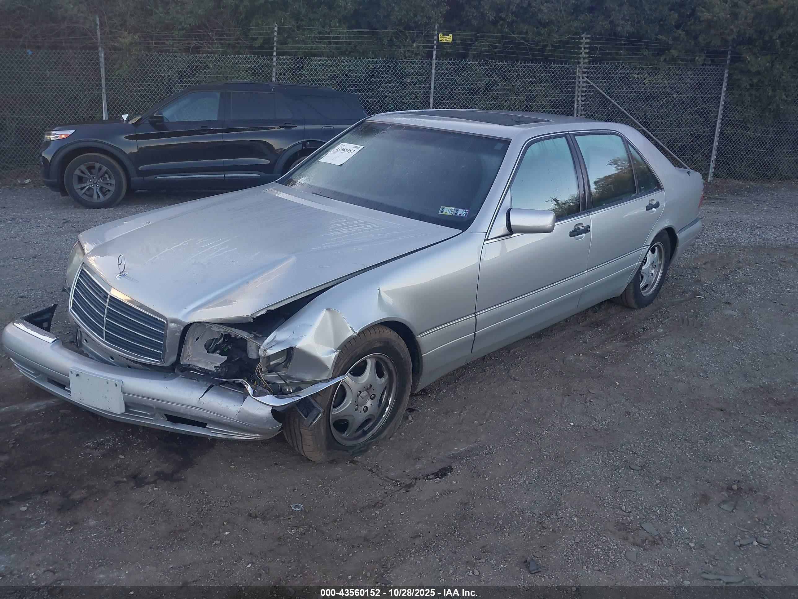 1998 Mercedes-benz S 420   Silver vin: WDBGA43G8WA387815