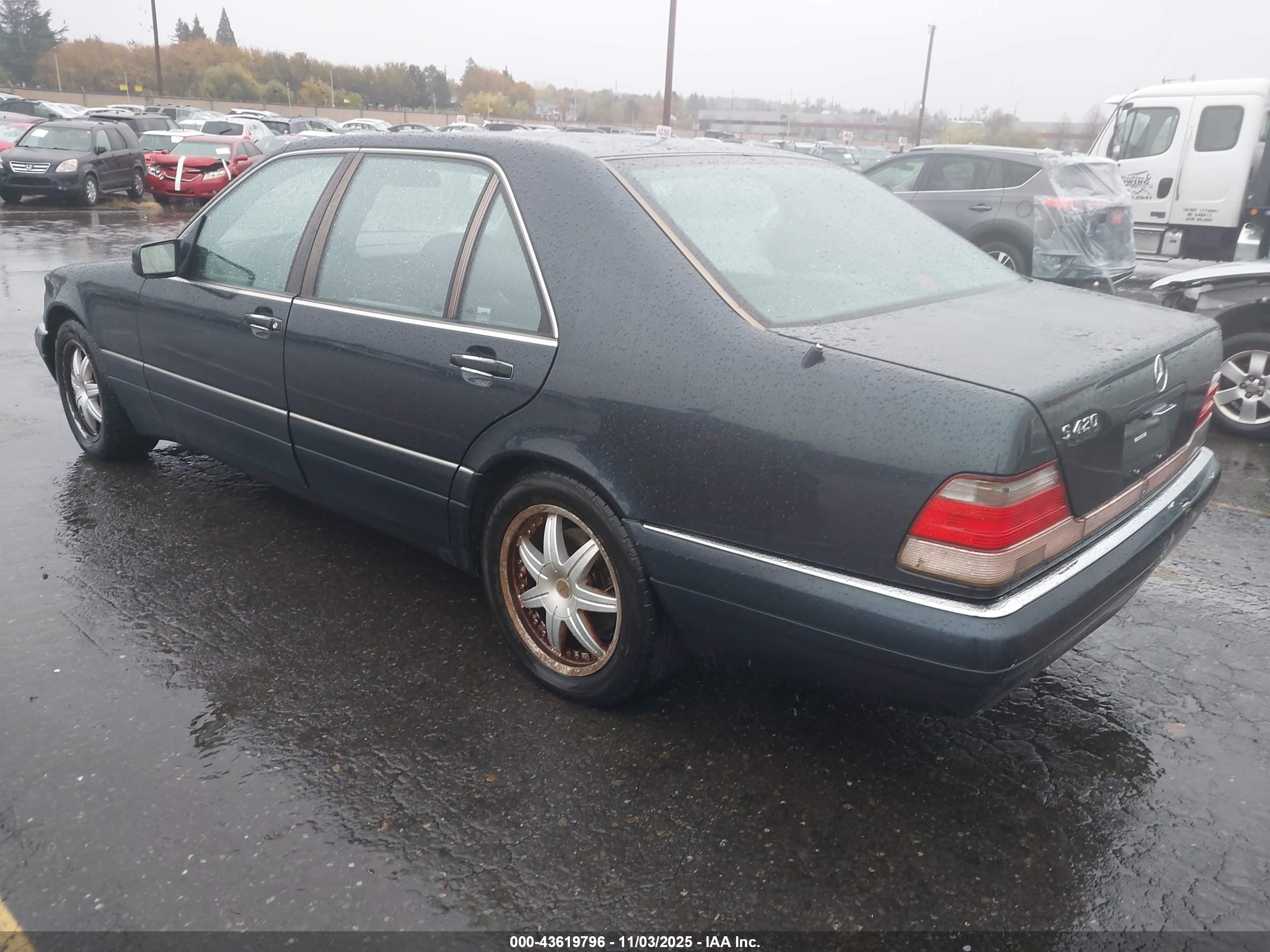 1998 Mercedes-benz S 420   Gray vin: WDBGA43G8WA403317