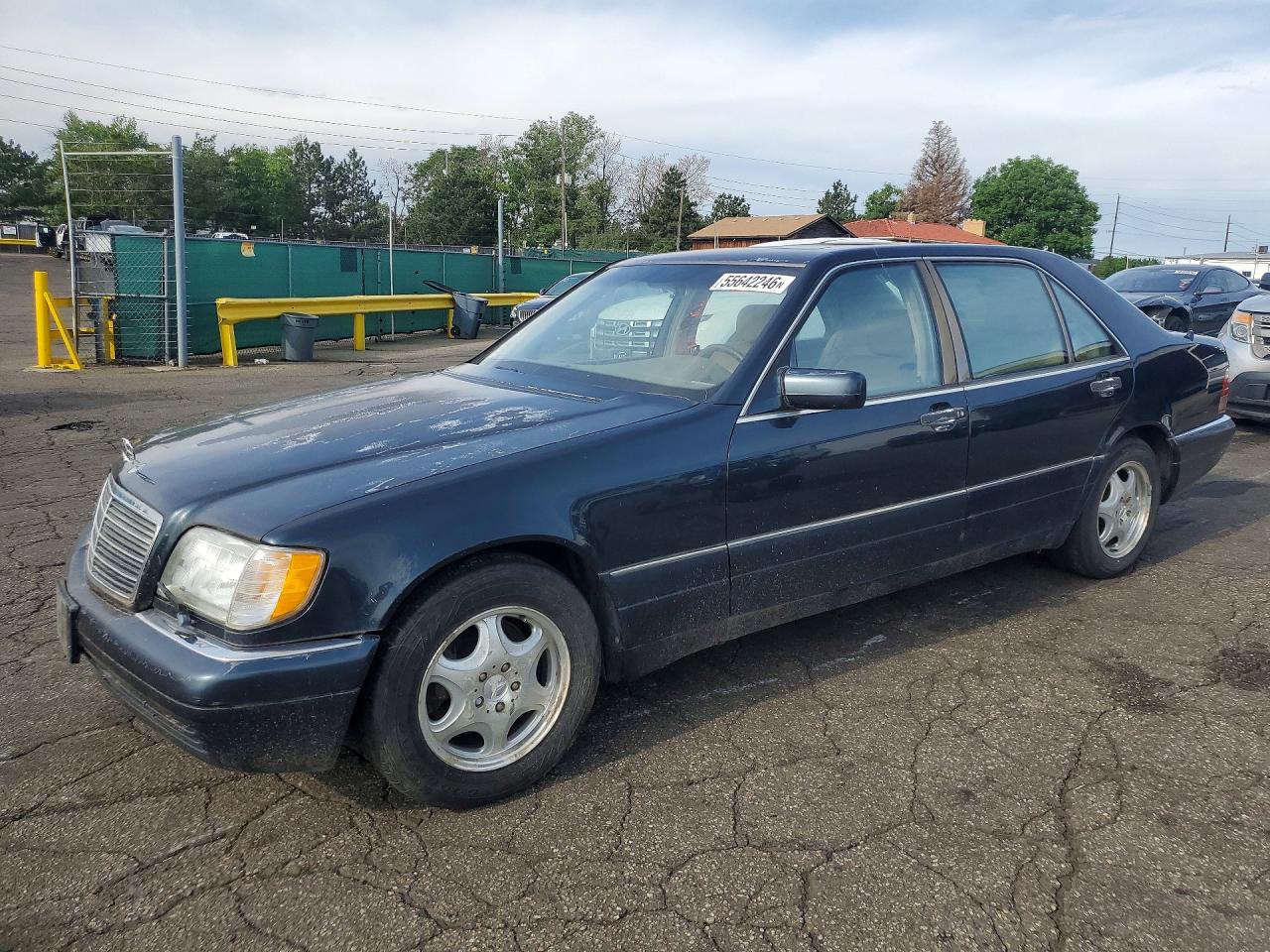 1997 Mercedes-benz S 420 Blue vin: WDBGA43GXVA352384