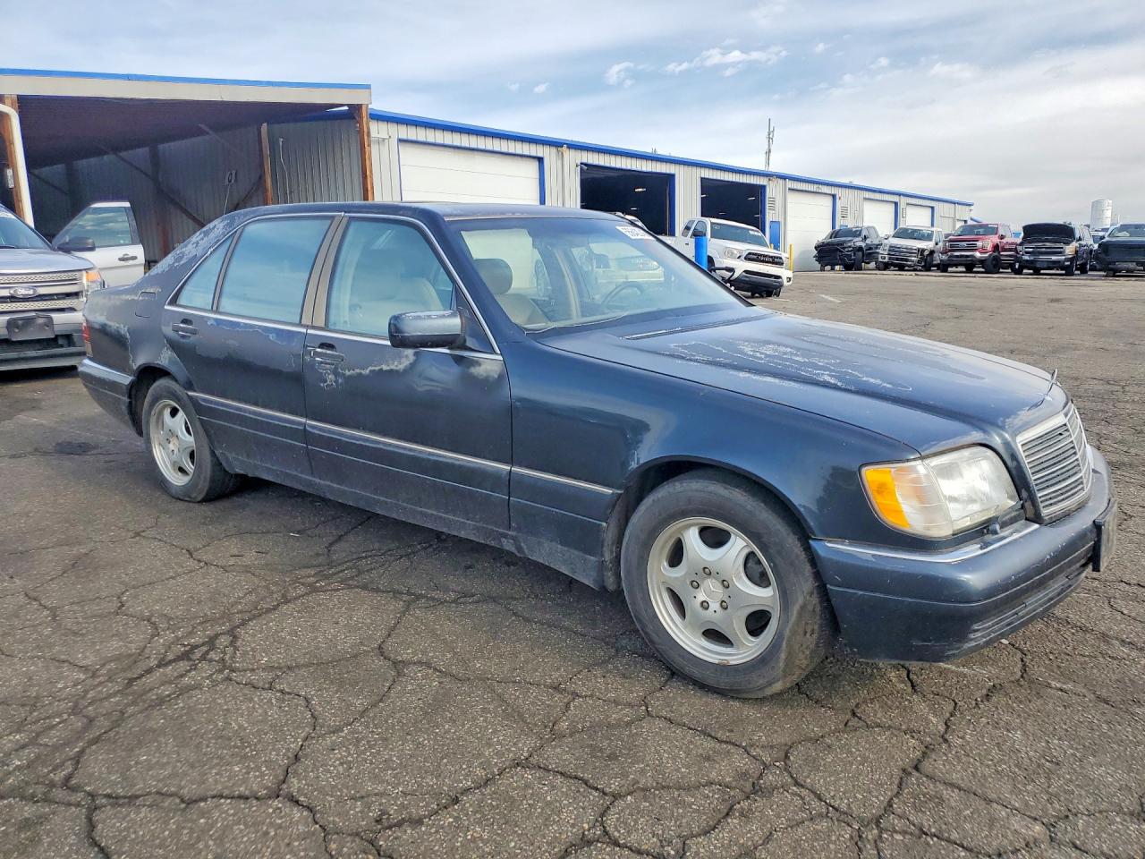 1997 Mercedes-benz S 420 Blue vin: WDBGA43GXVA352384