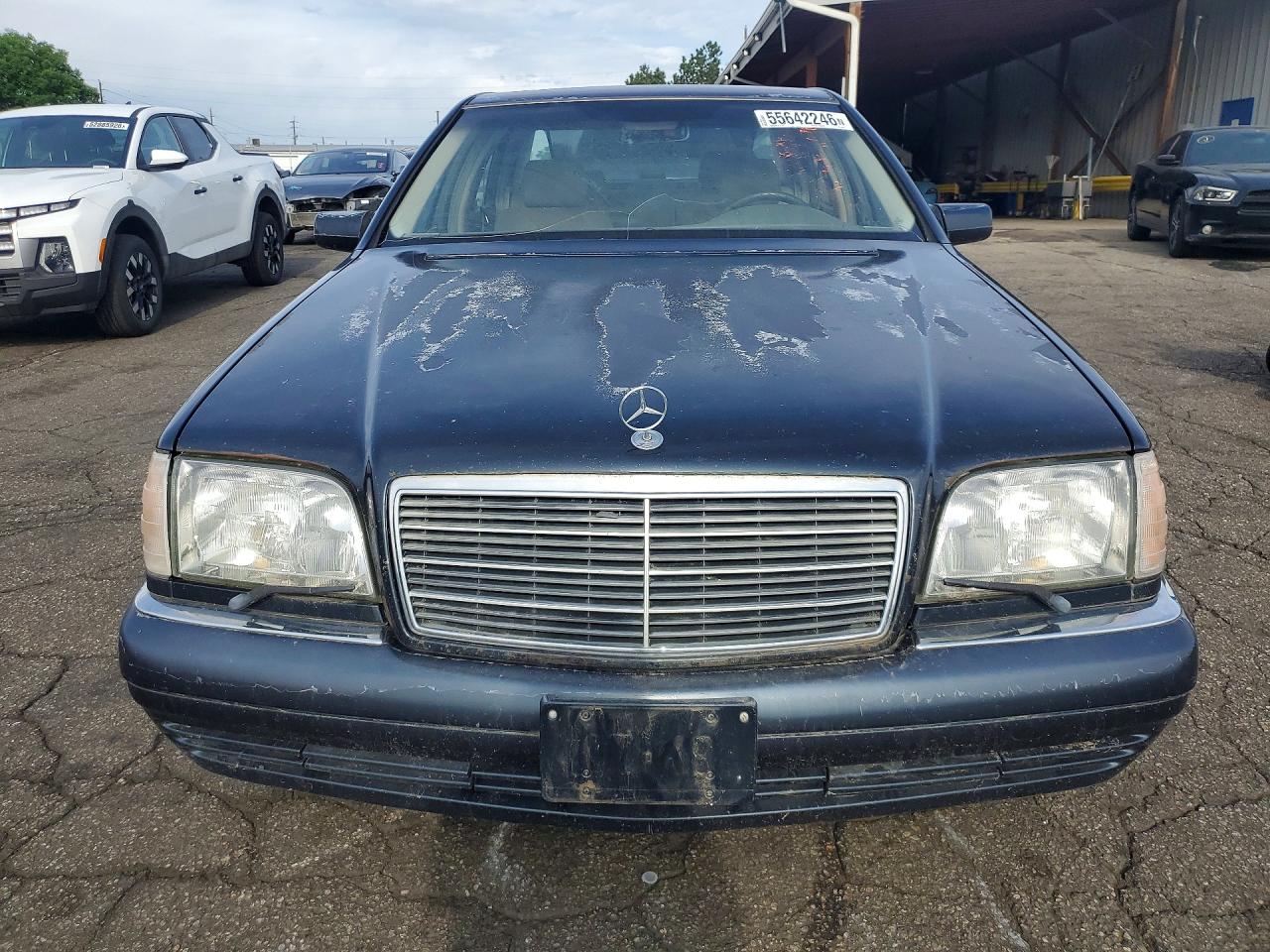 1997 Mercedes-benz S 420 Blue vin: WDBGA43GXVA352384