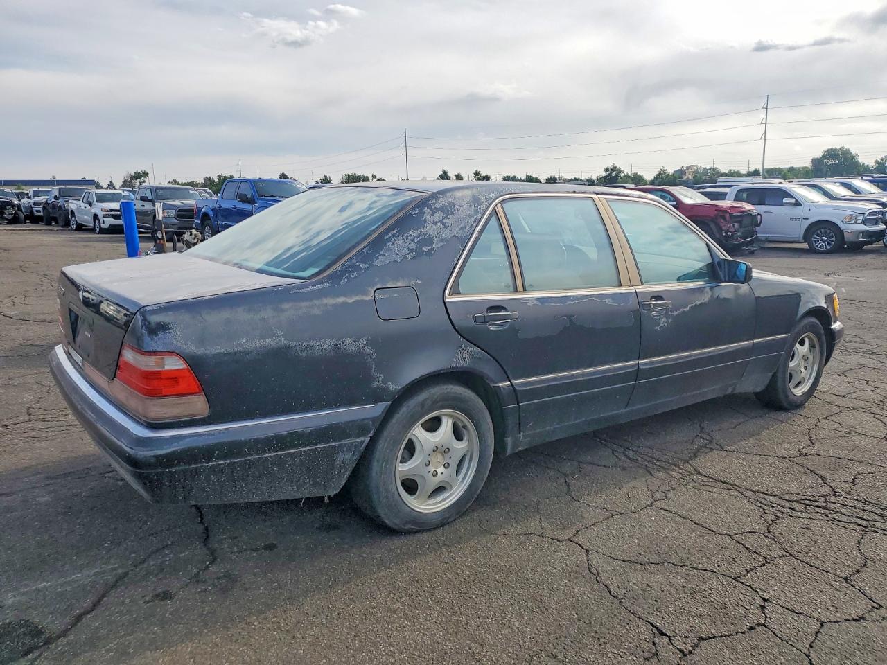 1997 Mercedes-benz S 420 Blue vin: WDBGA43GXVA352384