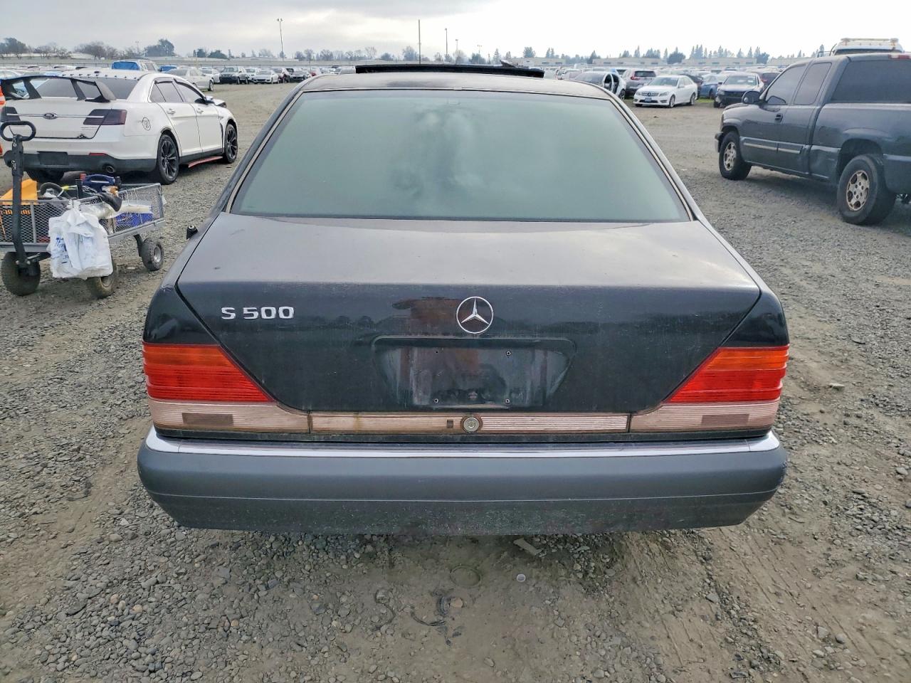 1995 Mercedes-benz S 500 Black vin: WDBGA51E0SA266505