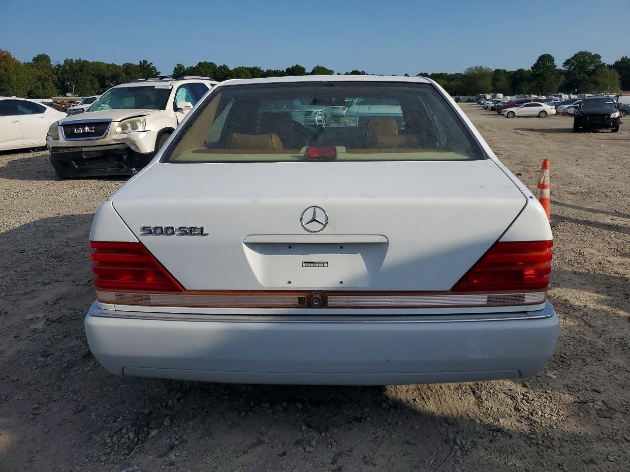 1992 Mercedes-benz 500 Sel White vin: WDBGA51E1NA033673