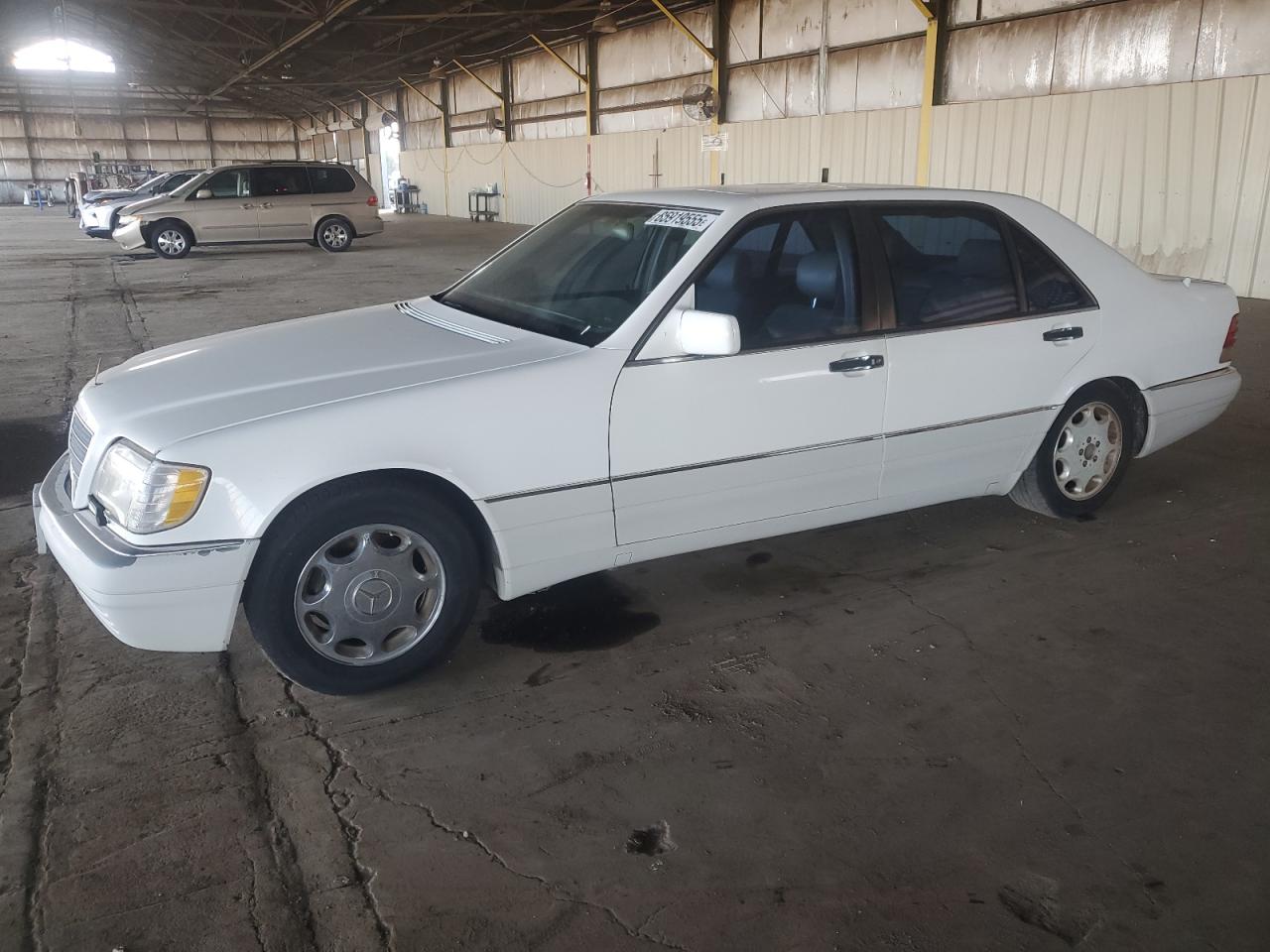 1995 Mercedes-benz S 500 White vin: WDBGA51E1SA206653