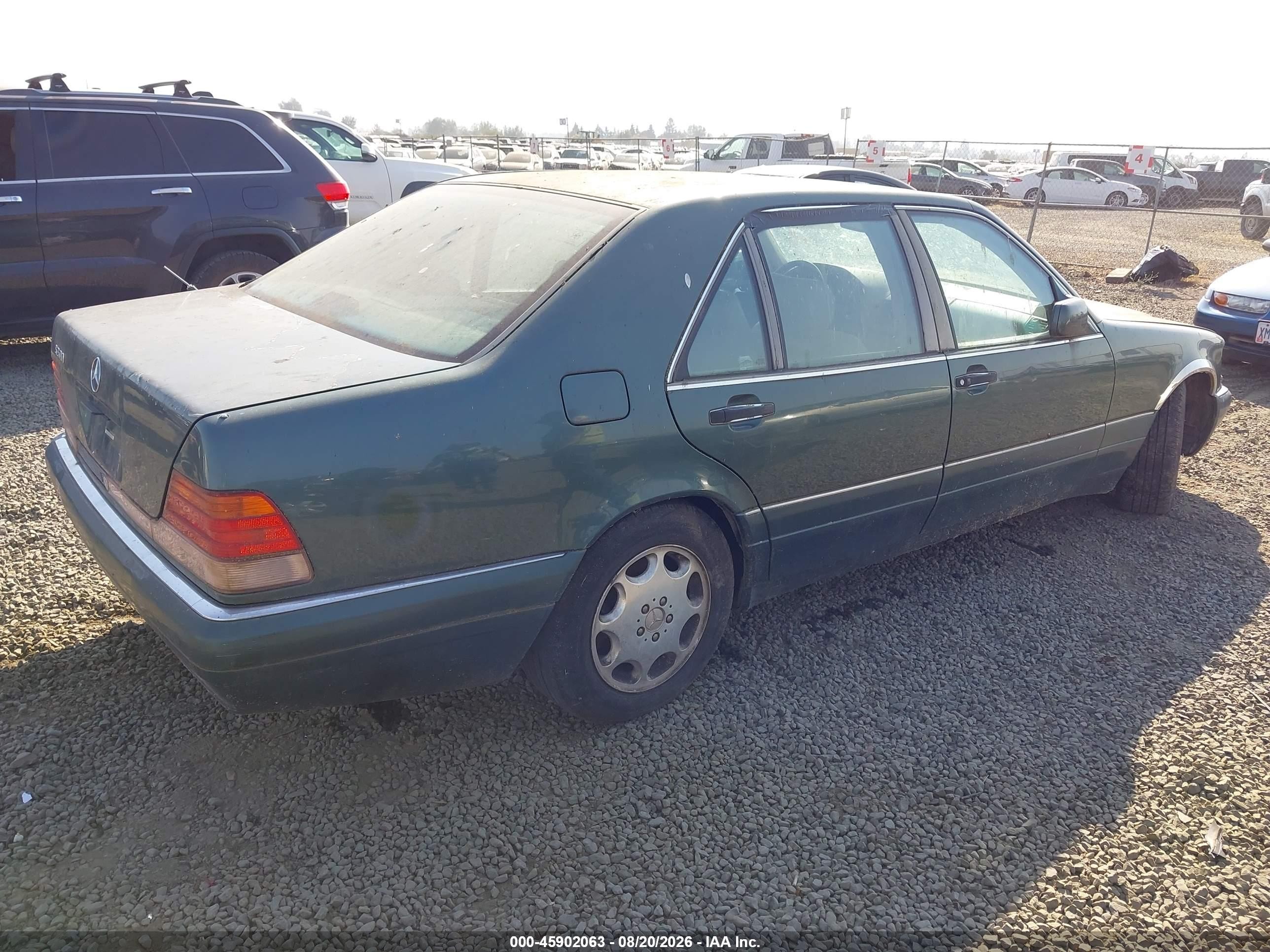 1995 Mercedes-benz S 500 Green vin: WDBGA51E1SA225302