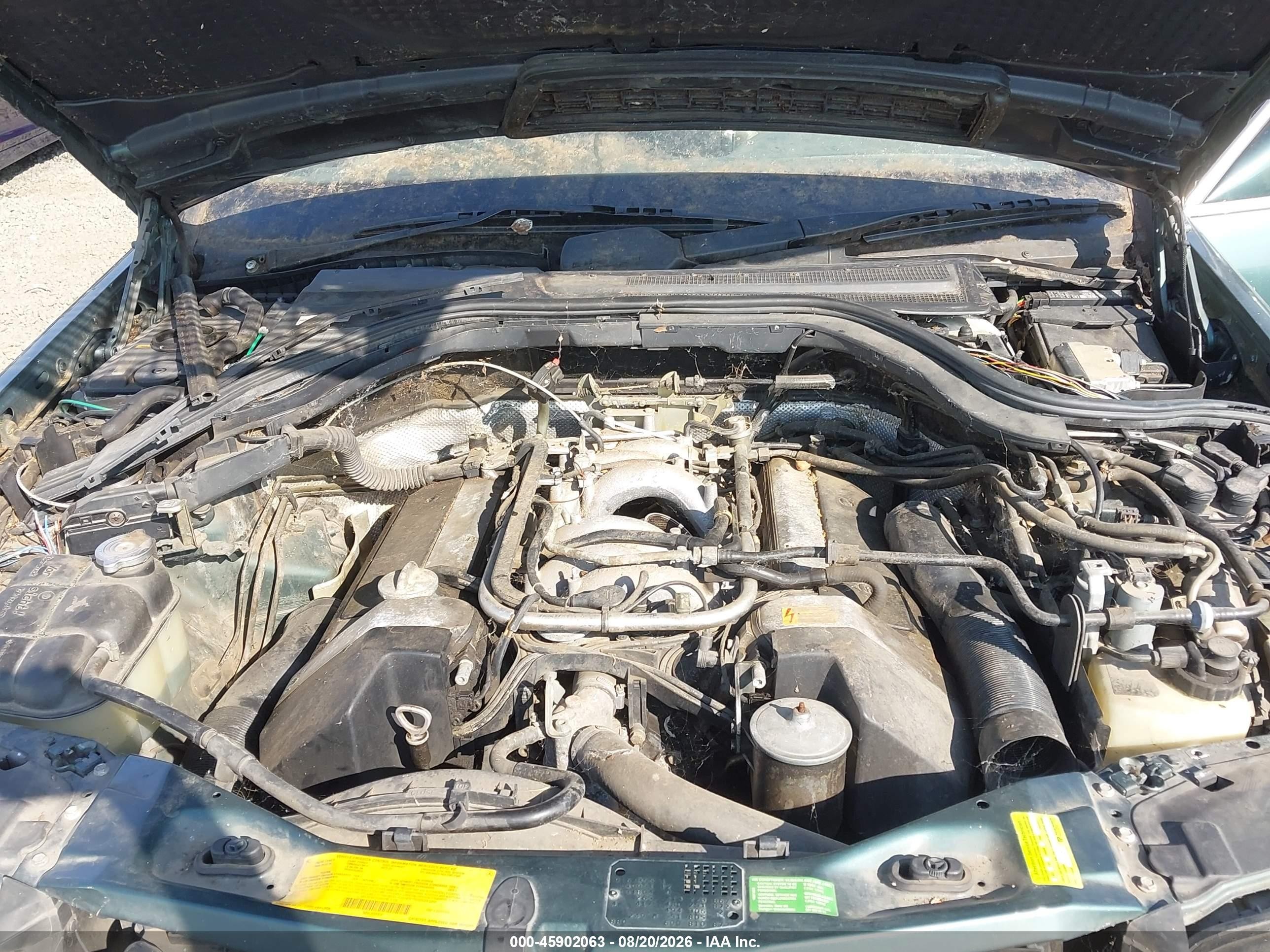 1995 Mercedes-benz S 500 Green vin: WDBGA51E1SA225302