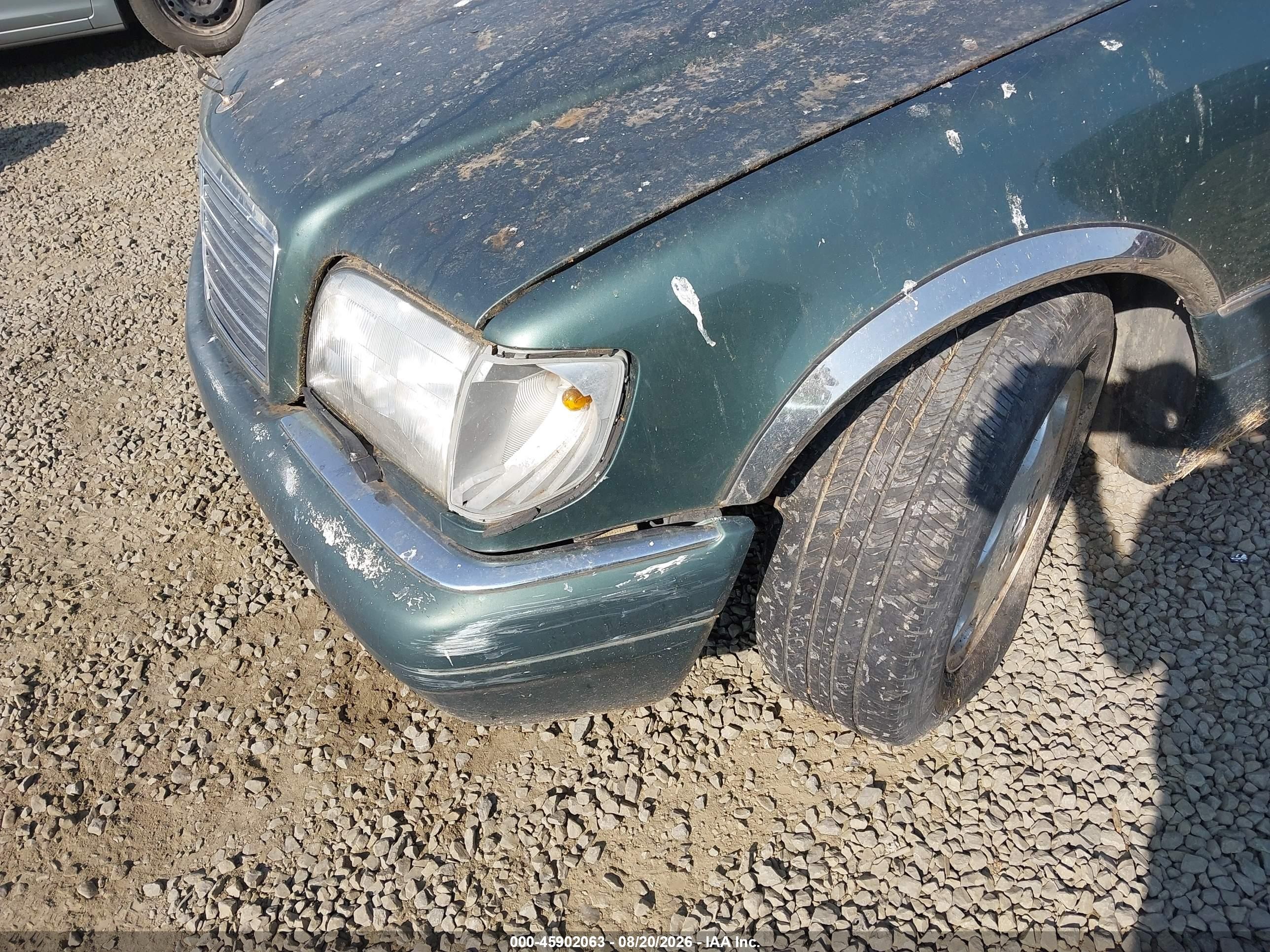 1995 Mercedes-benz S 500 Green vin: WDBGA51E1SA225302