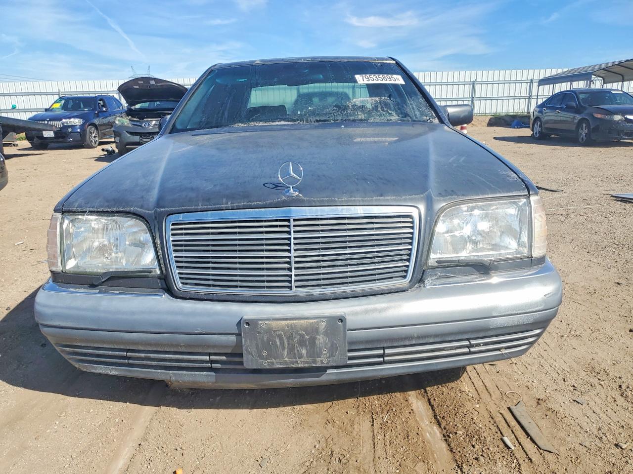 1995 Mercedes-benz S 500 Charcoal vin: WDBGA51E3SA211711