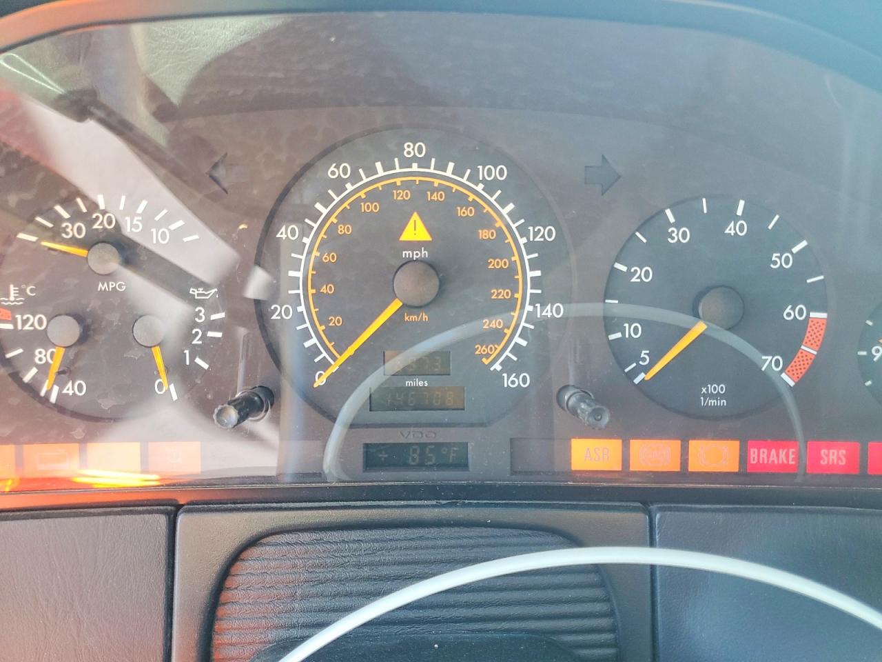 1995 Mercedes-benz S 500 Charcoal vin: WDBGA51E3SA211711