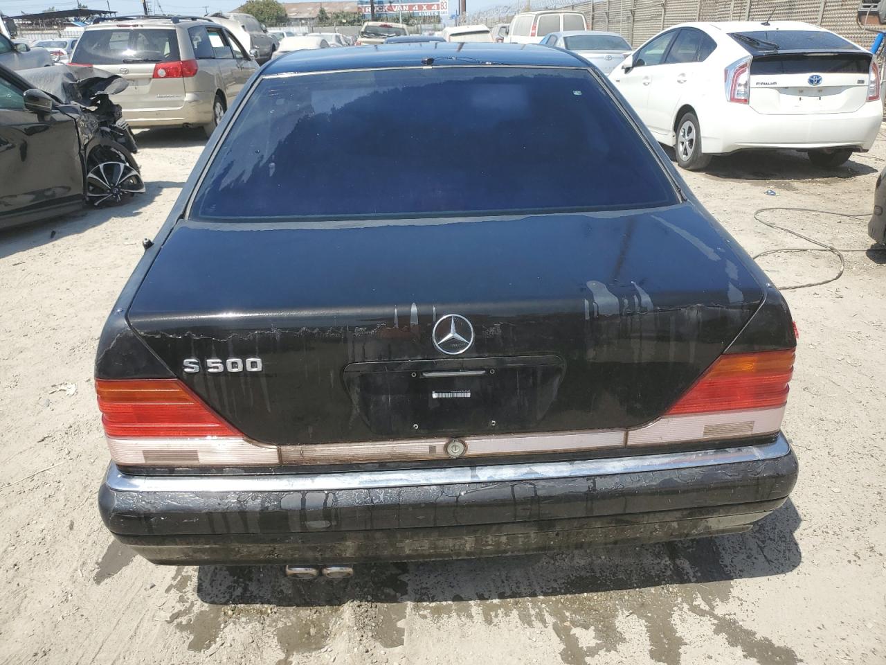1995 Mercedes-benz S 500 Черный vin: WDBGA51E3SA217623