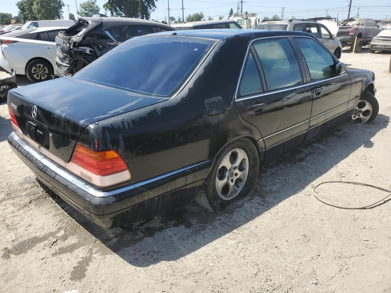 1995 Mercedes-benz S 500 Черный vin: WDBGA51E3SA217623
