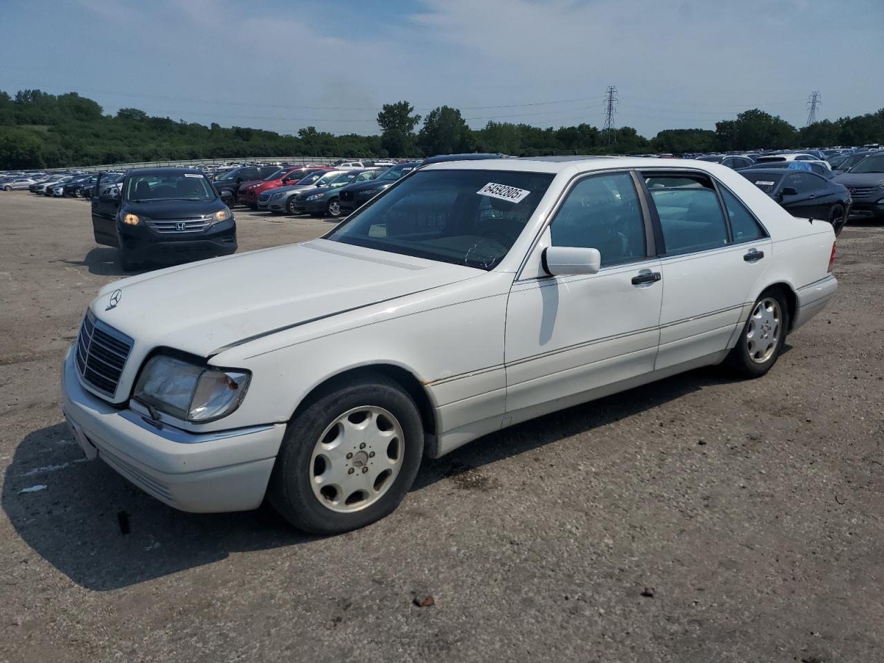 1995 Mercedes-benz S 500 White vin: WDBGA51E3SA282102