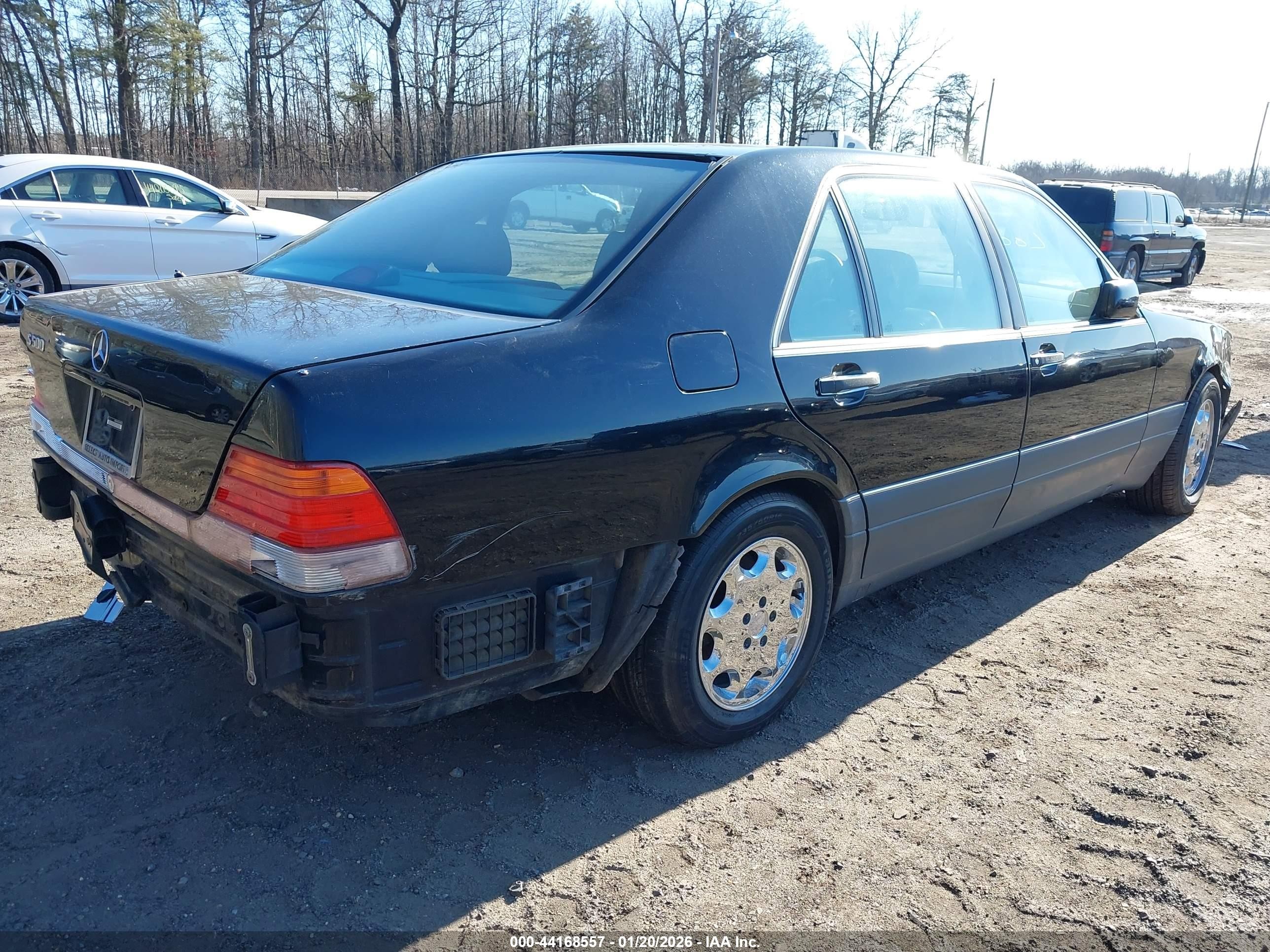 1995 Mercedes-benz S 500 Black vin: WDBGA51E5SA210916