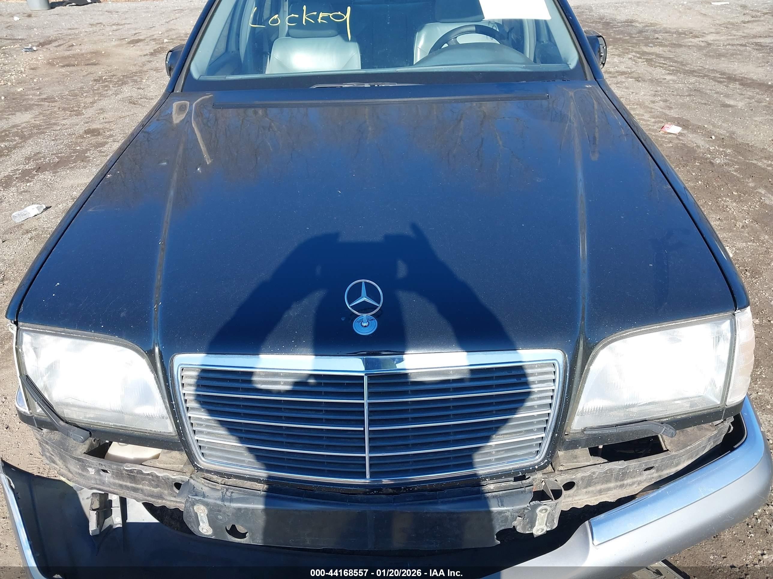 1995 Mercedes-benz S 500 Black vin: WDBGA51E5SA210916