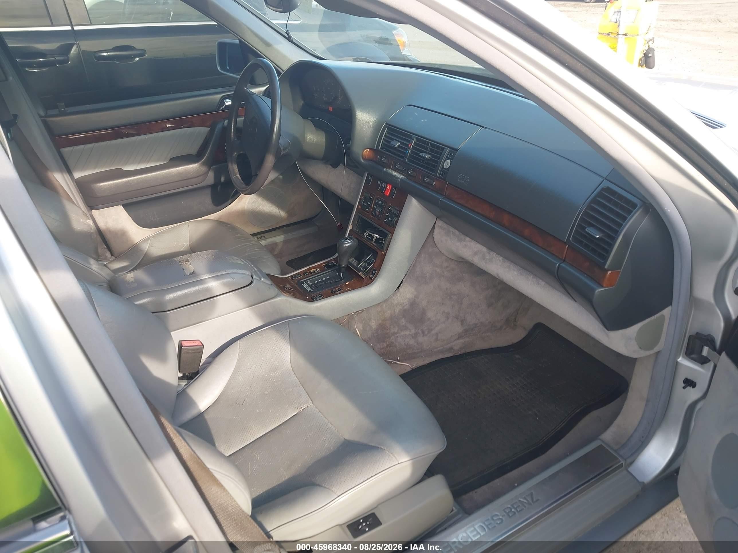 1995 Mercedes-benz S 500 Gray vin: WDBGA51E5SA244810