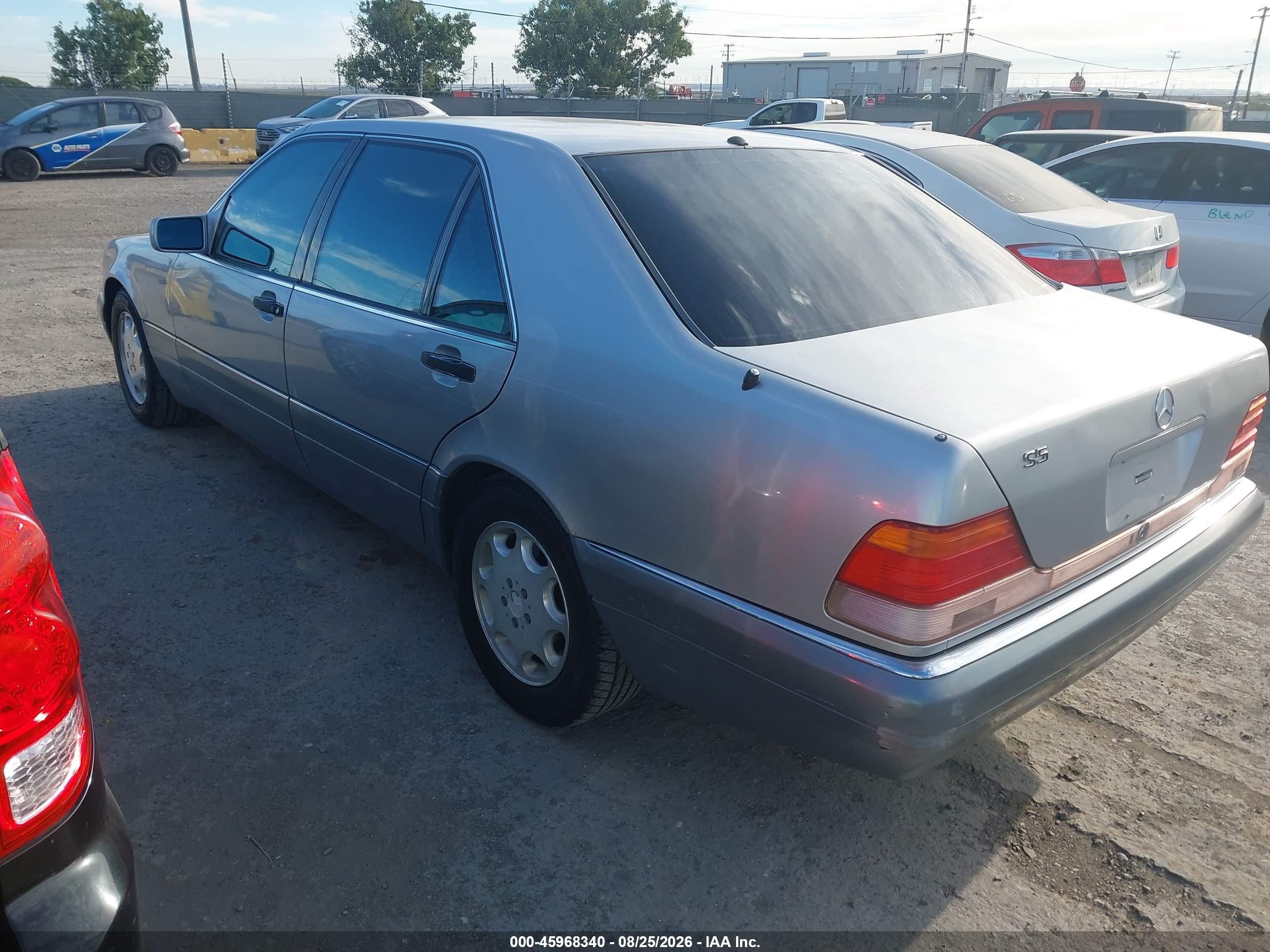 1995 Mercedes-benz S 500 Gray vin: WDBGA51E5SA244810