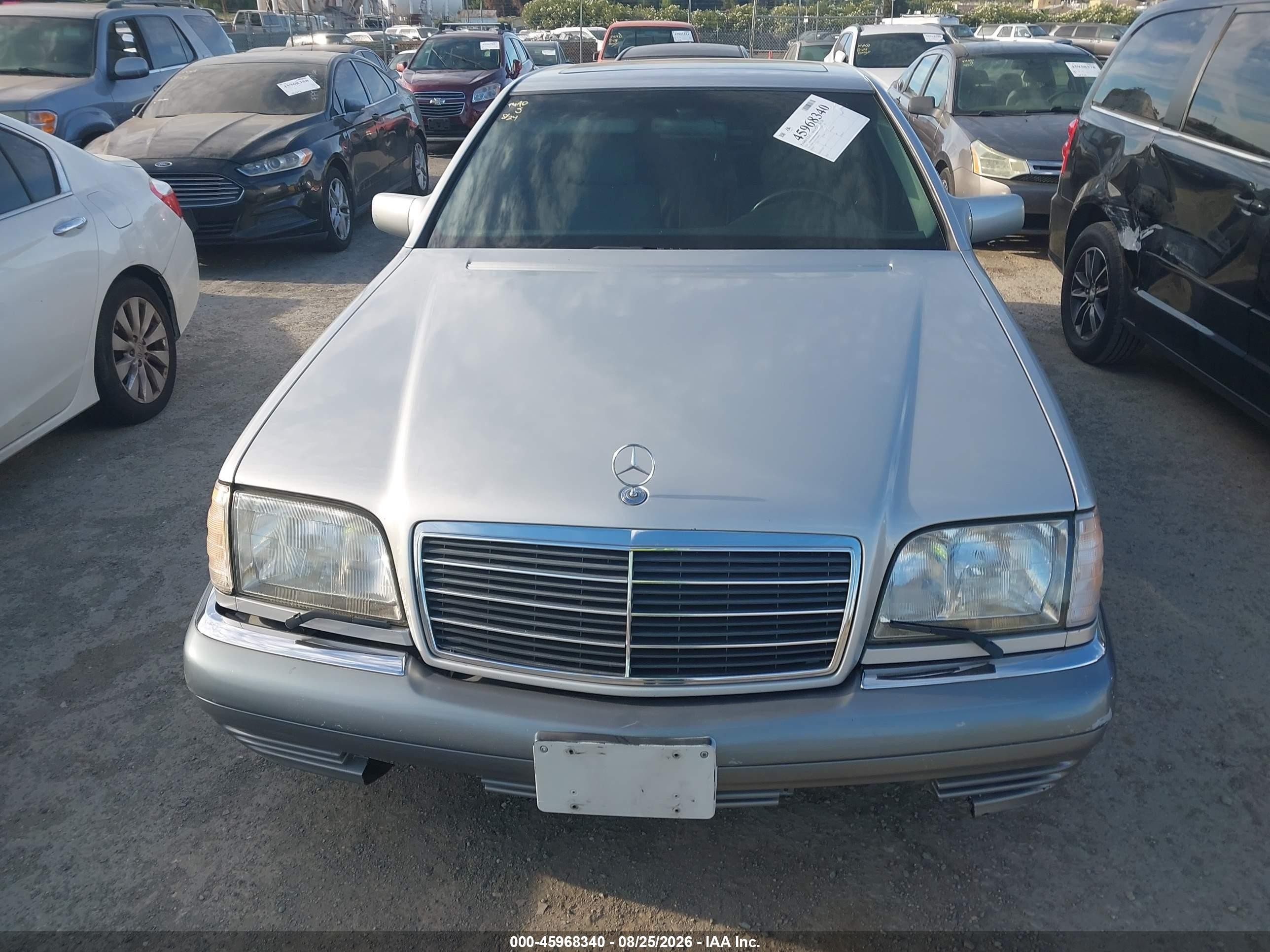 1995 Mercedes-benz S 500 Gray vin: WDBGA51E5SA244810