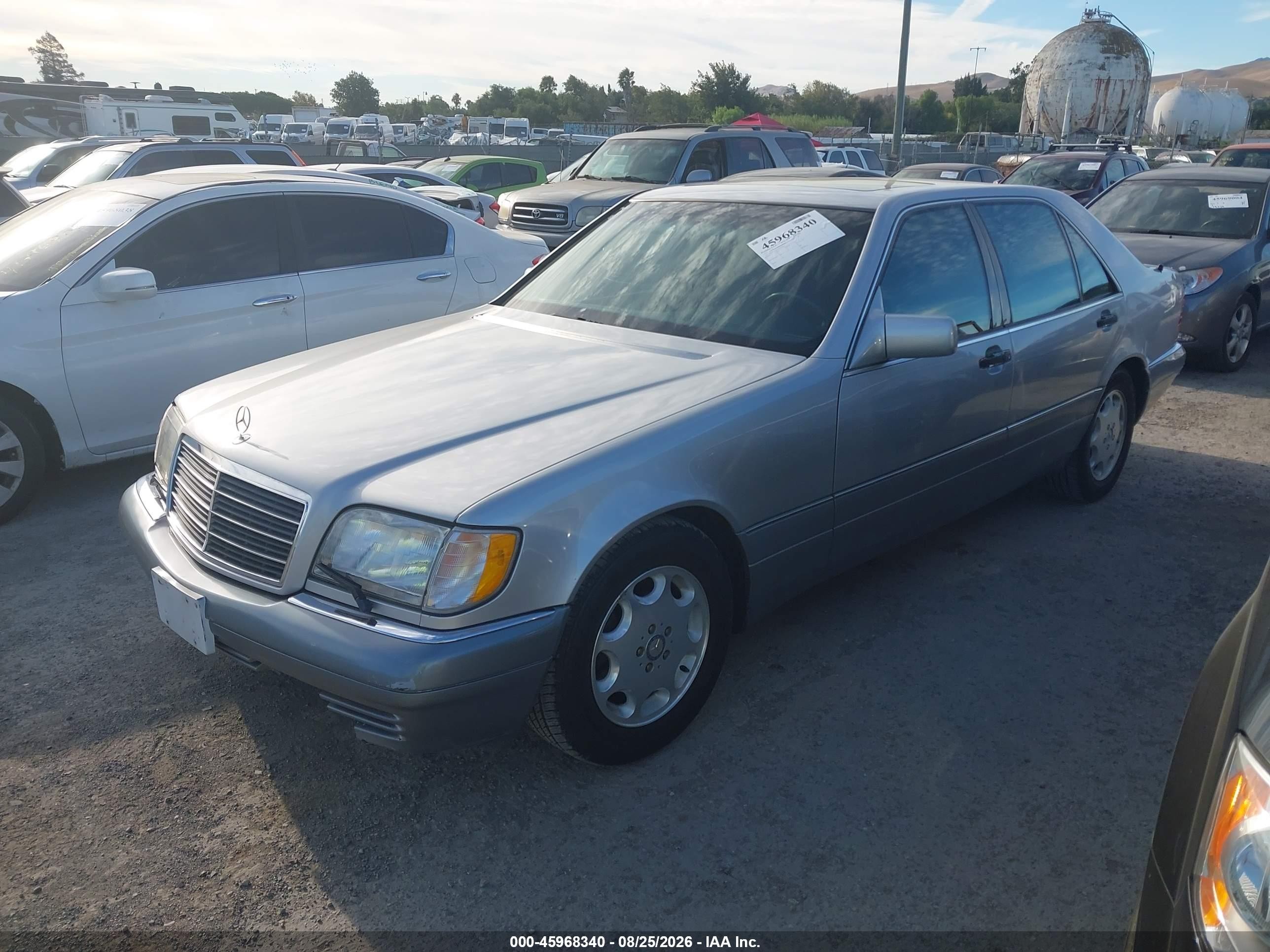 1995 Mercedes-benz S 500 Gray vin: WDBGA51E5SA244810