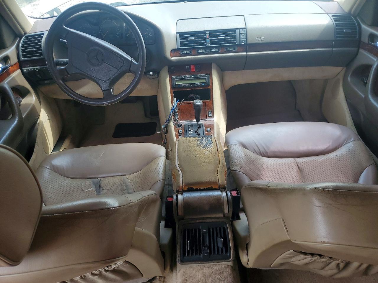 1996 Mercedes-benz S 500 Beige vin: WDBGA51E5TA311214