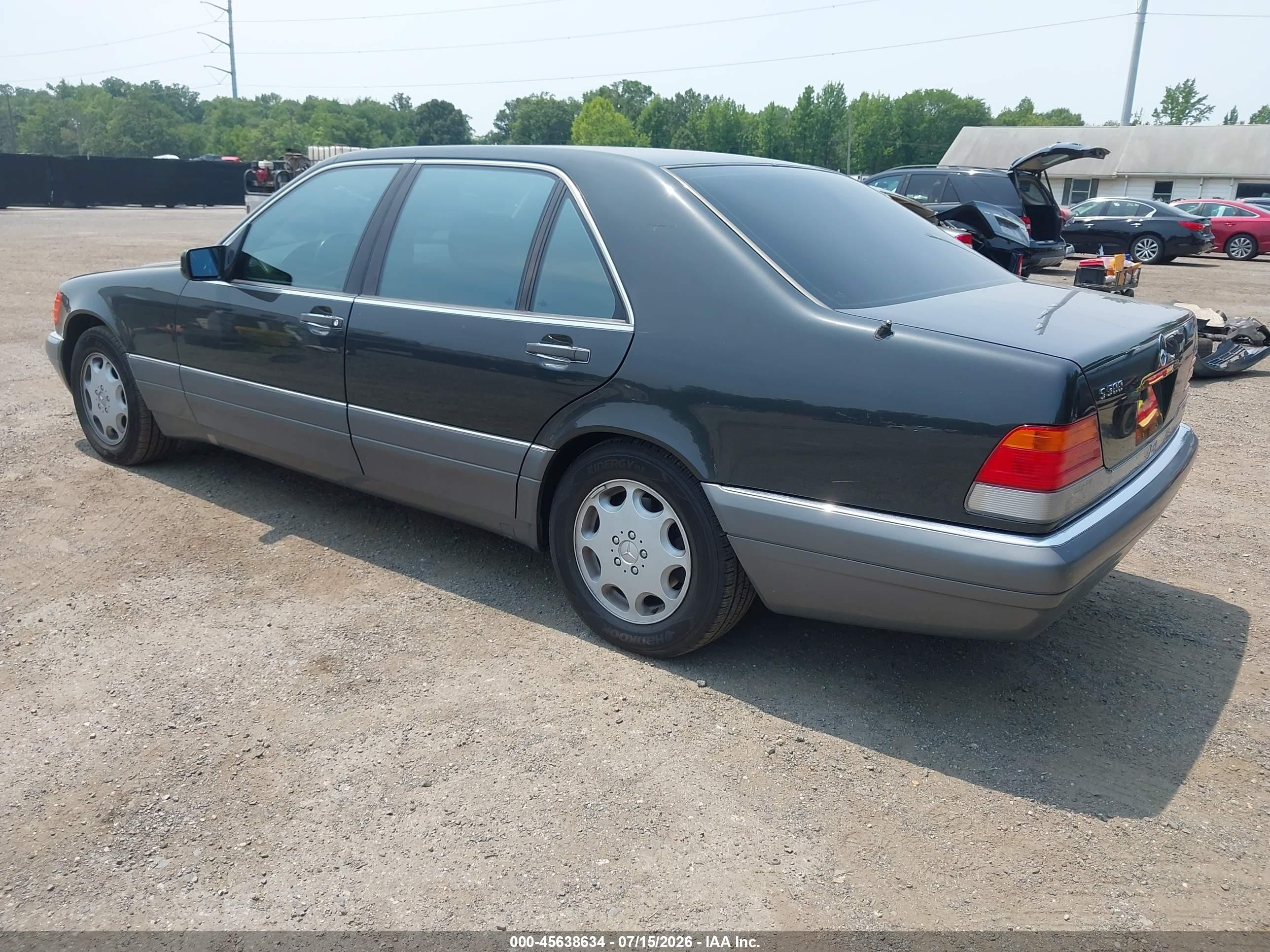 1996 Mercedes-benz S 500 Black vin: WDBGA51E5TA311908