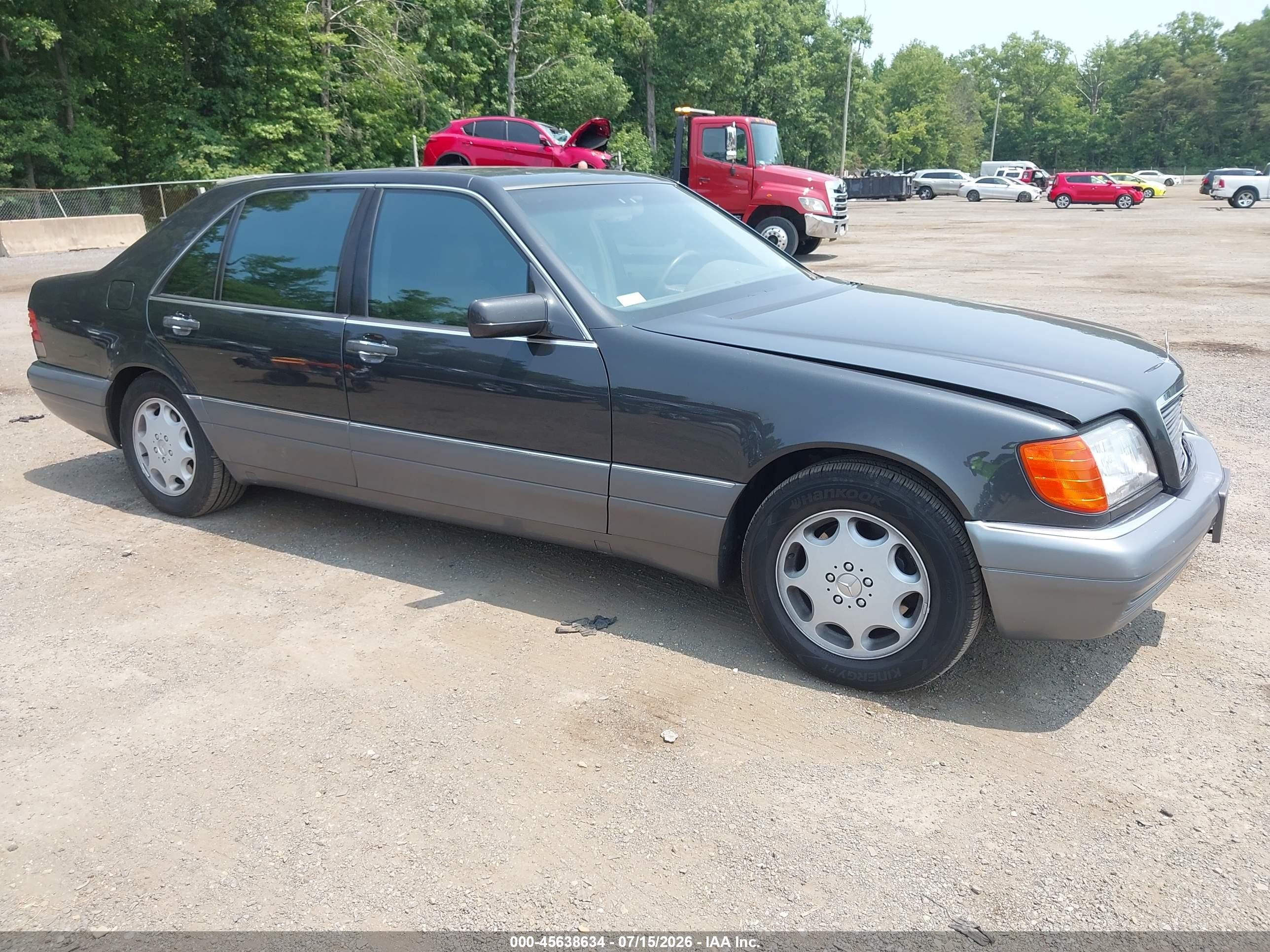 1996 Mercedes-benz S 500 Black vin: WDBGA51E5TA311908