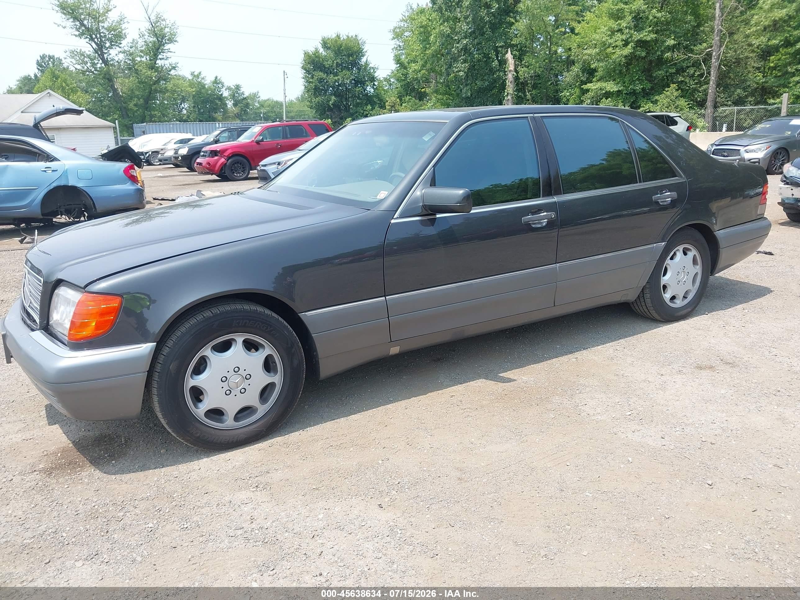 1996 Mercedes-benz S 500 Black vin: WDBGA51E5TA311908