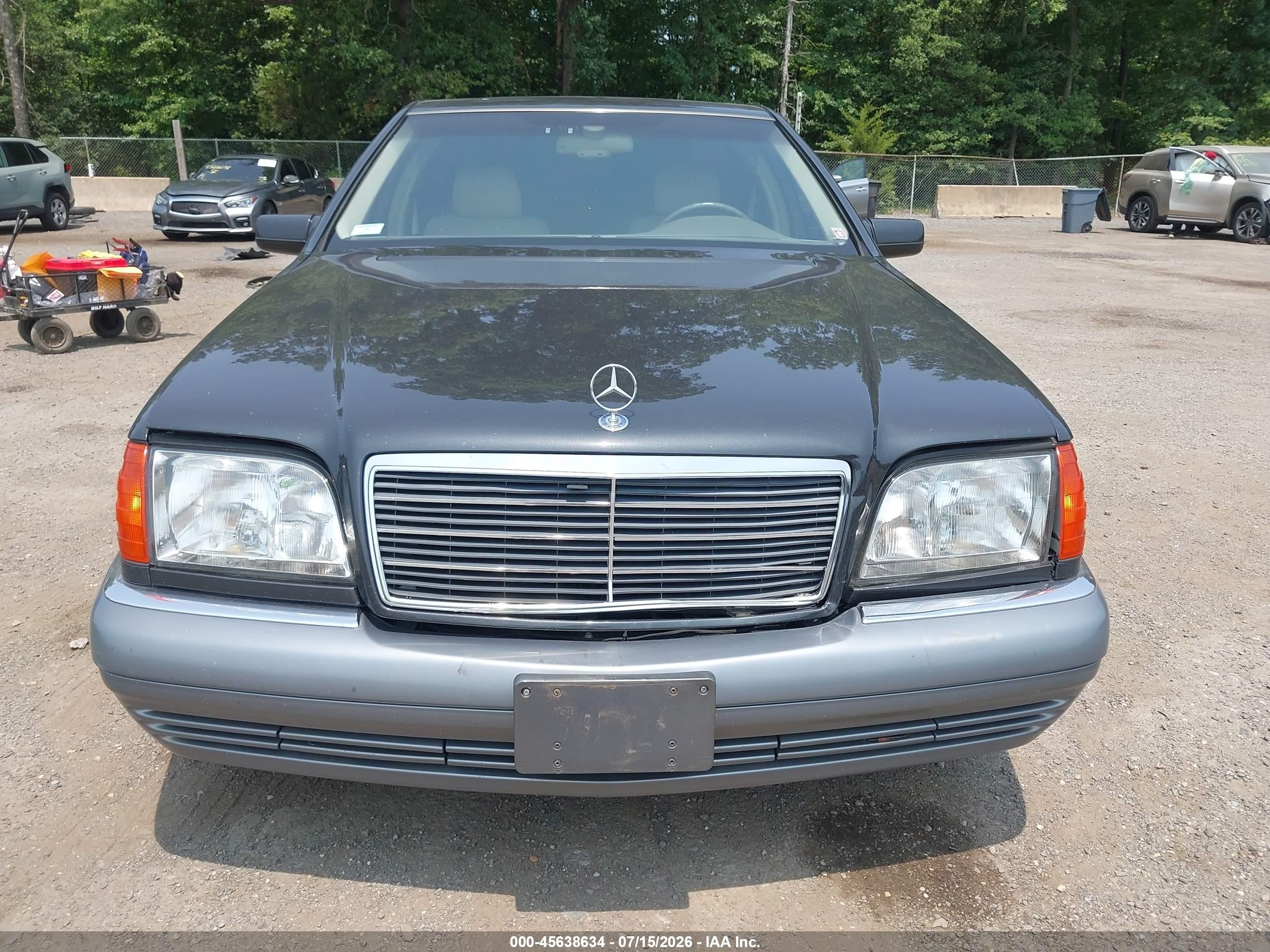 1996 Mercedes-benz S 500 Black vin: WDBGA51E5TA311908