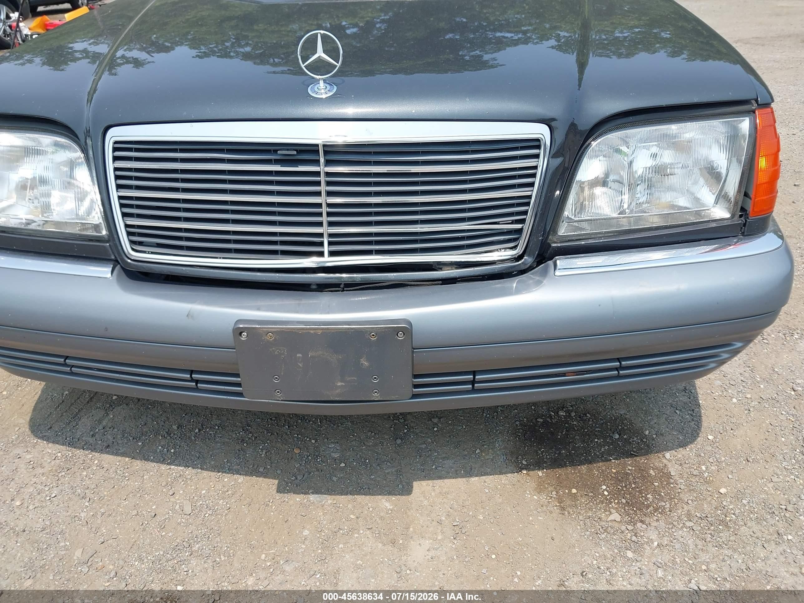 1996 Mercedes-benz S 500 Black vin: WDBGA51E5TA311908