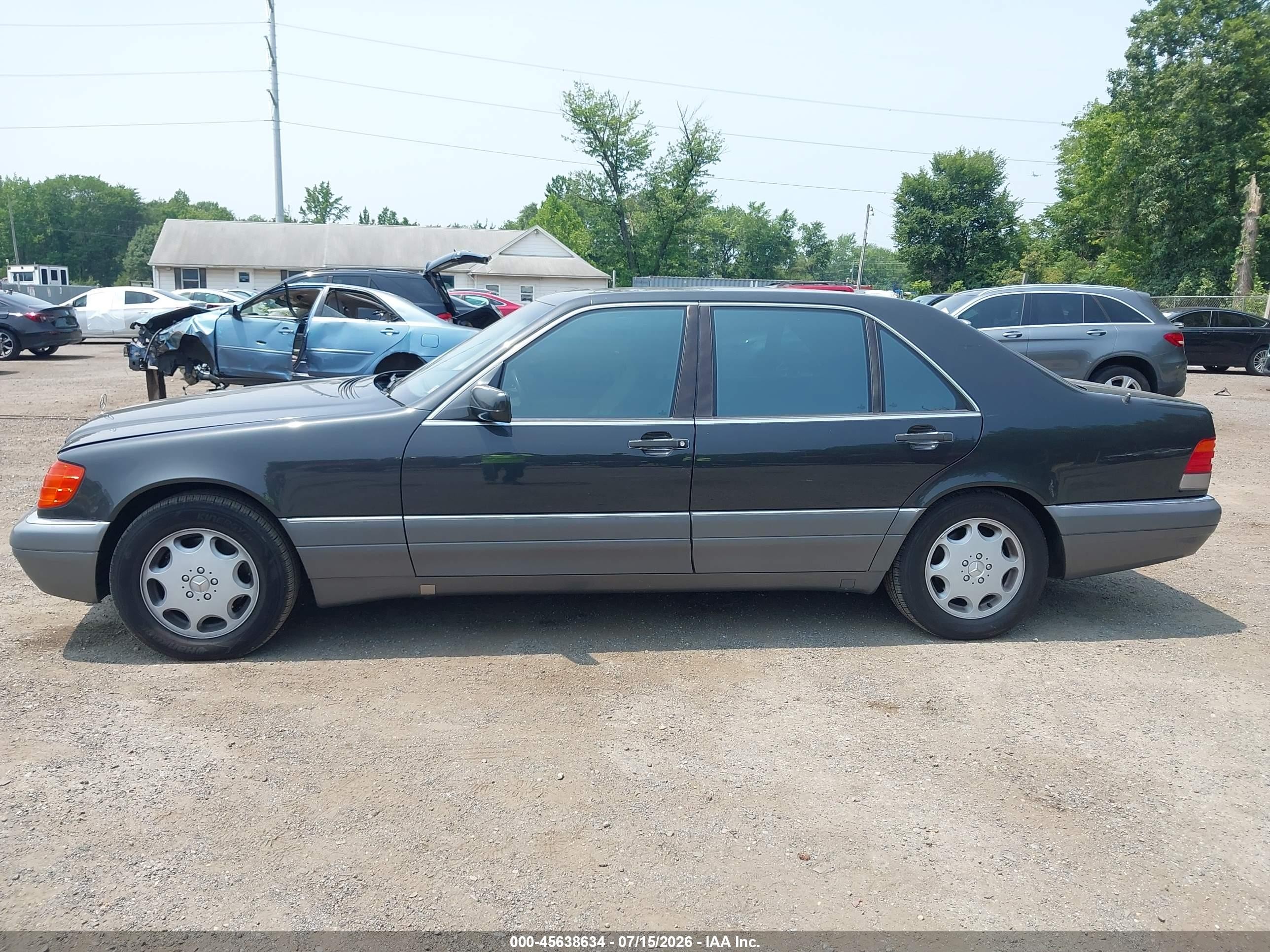 1996 Mercedes-benz S 500 Black vin: WDBGA51E5TA311908
