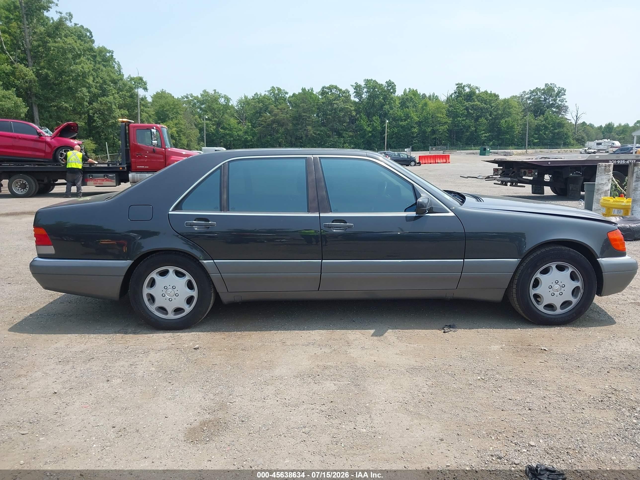 1996 Mercedes-benz S 500 Black vin: WDBGA51E5TA311908