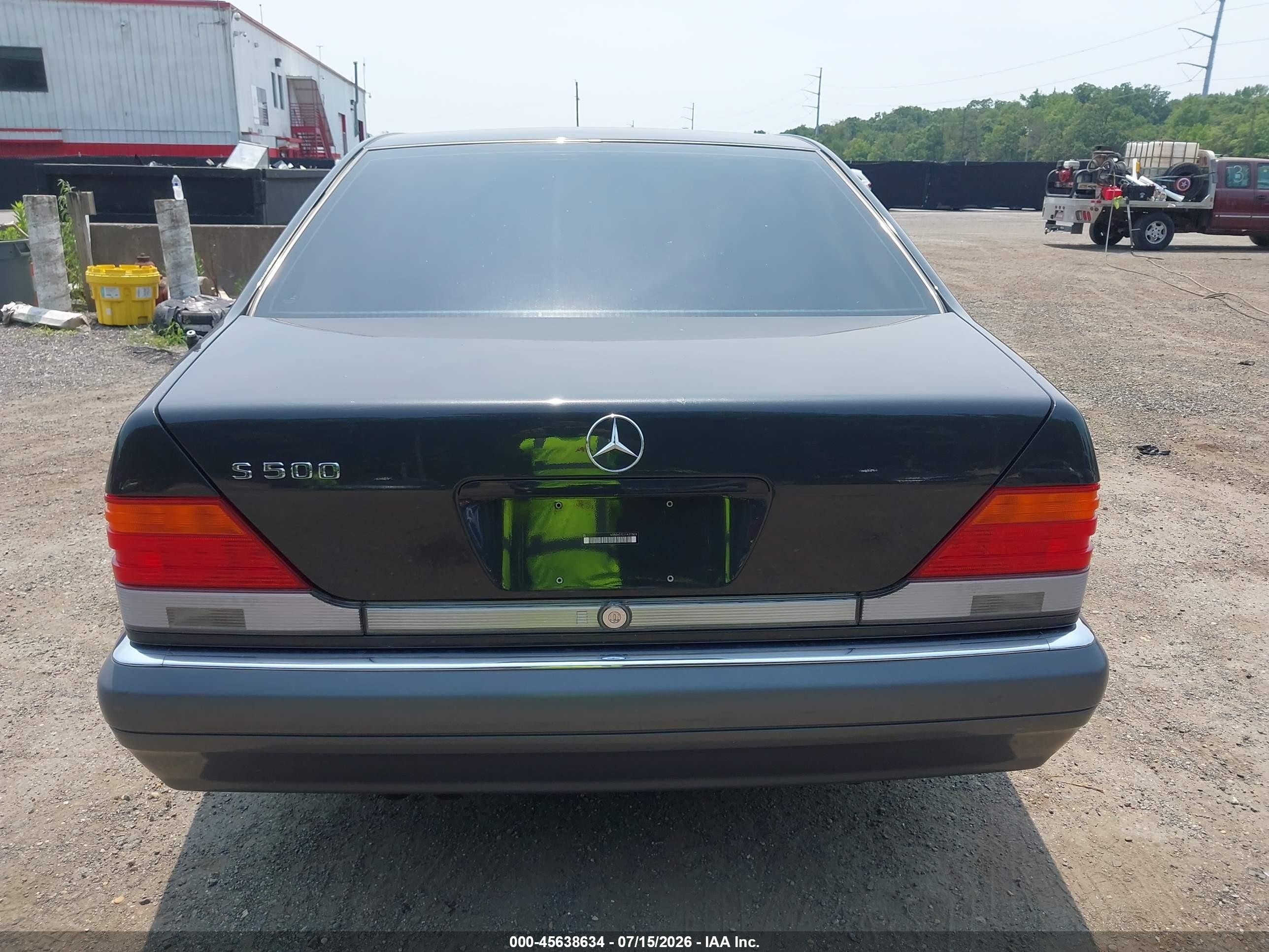 1996 Mercedes-benz S 500 Black vin: WDBGA51E5TA311908