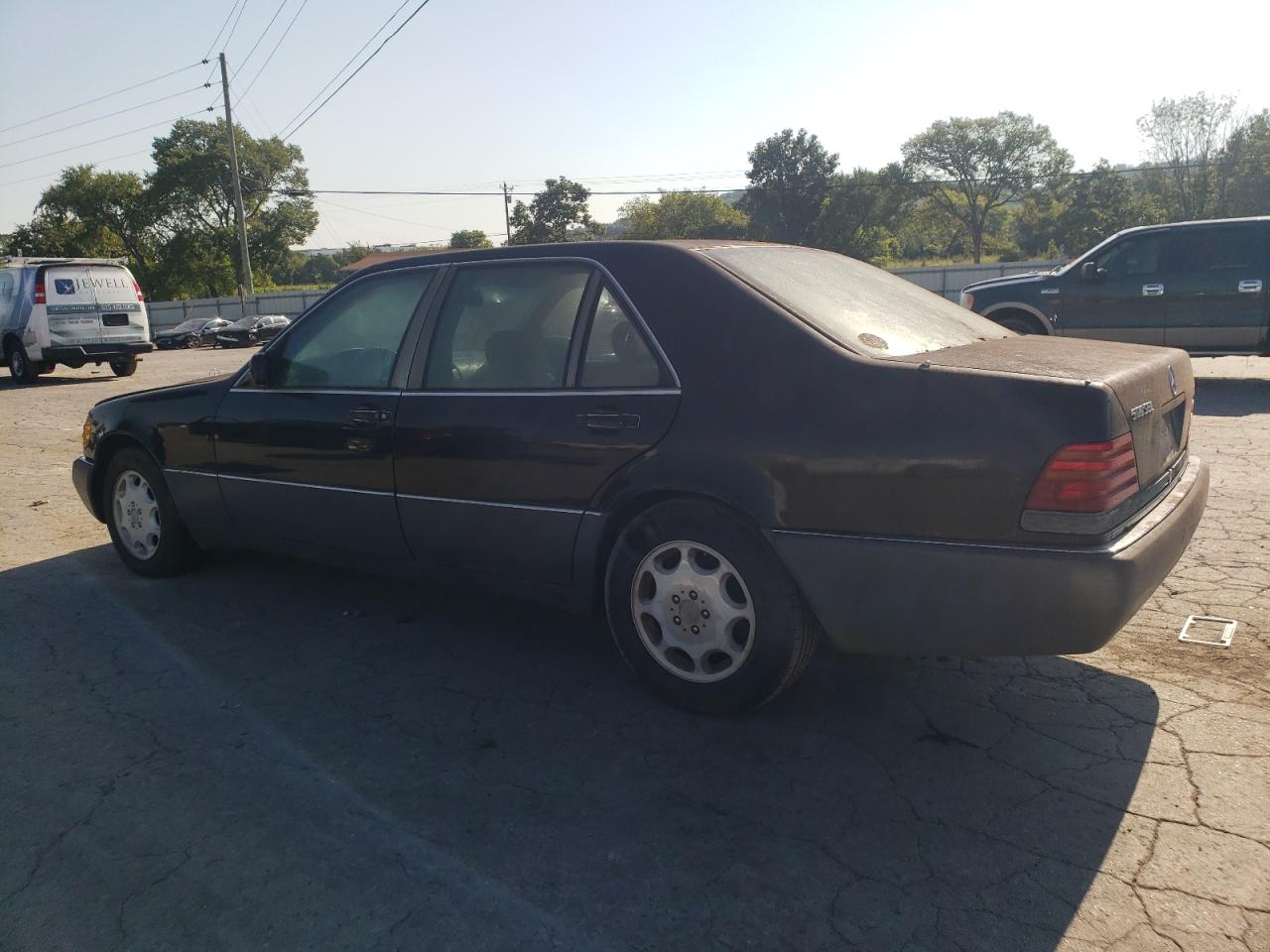 1993 Mercedes-benz 500 Sel Black vin: WDBGA51E6PA099154