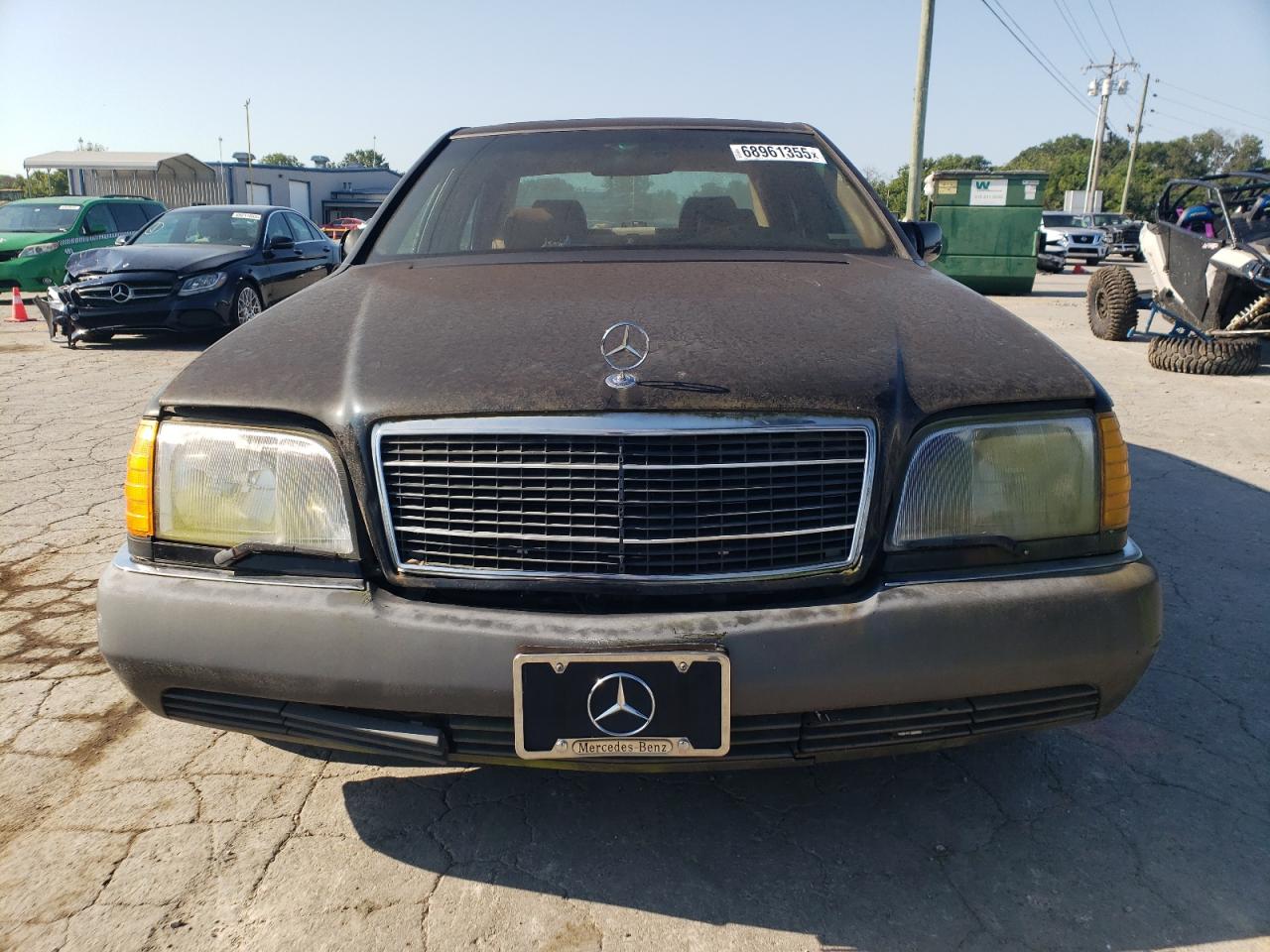 1993 Mercedes-benz 500 Sel Black vin: WDBGA51E6PA099154