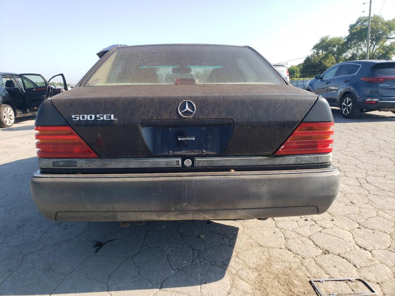 1993 Mercedes-benz 500 Sel Black vin: WDBGA51E6PA099154