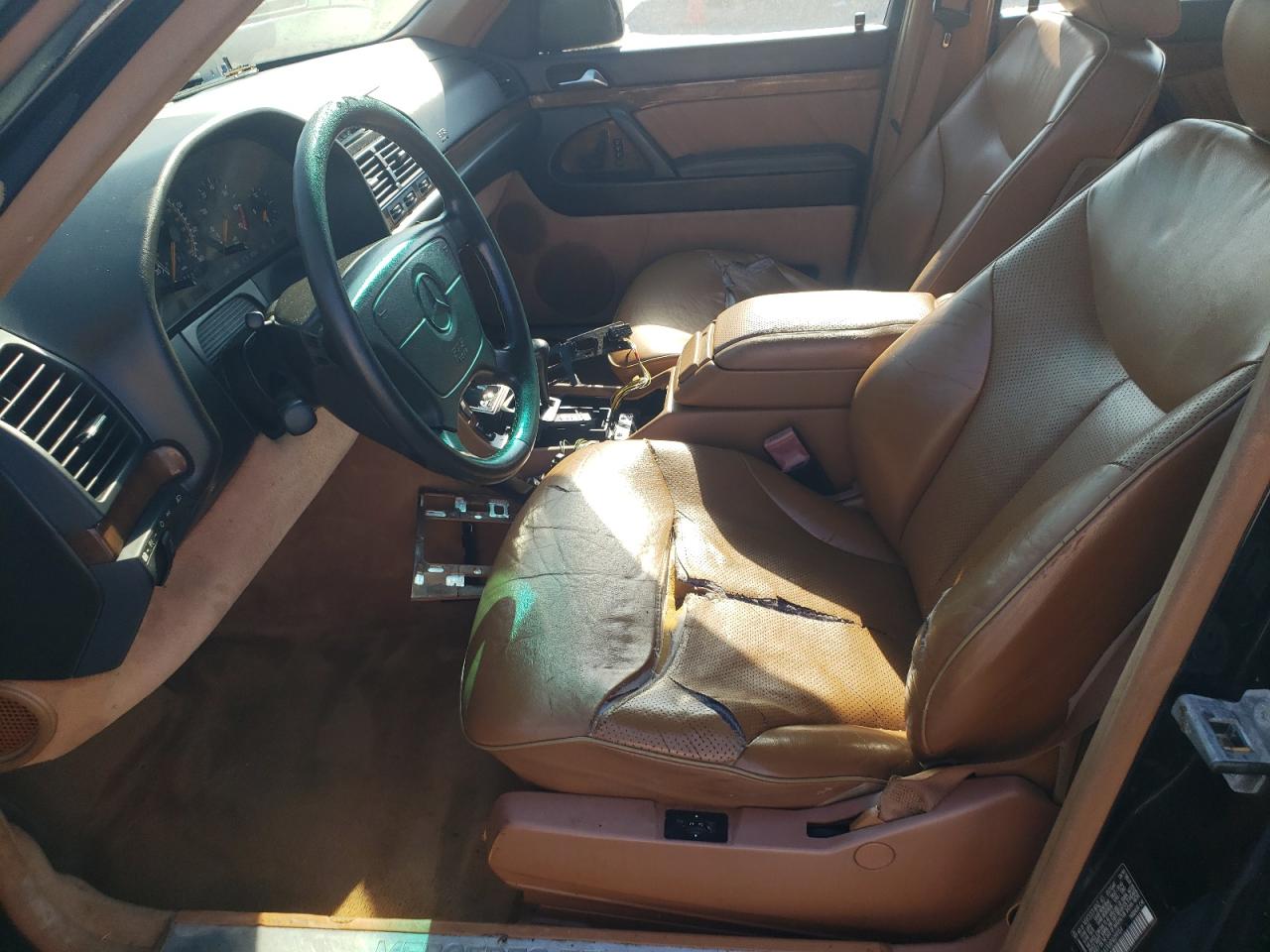 1993 Mercedes-benz 500 Sel Black vin: WDBGA51E6PA099154