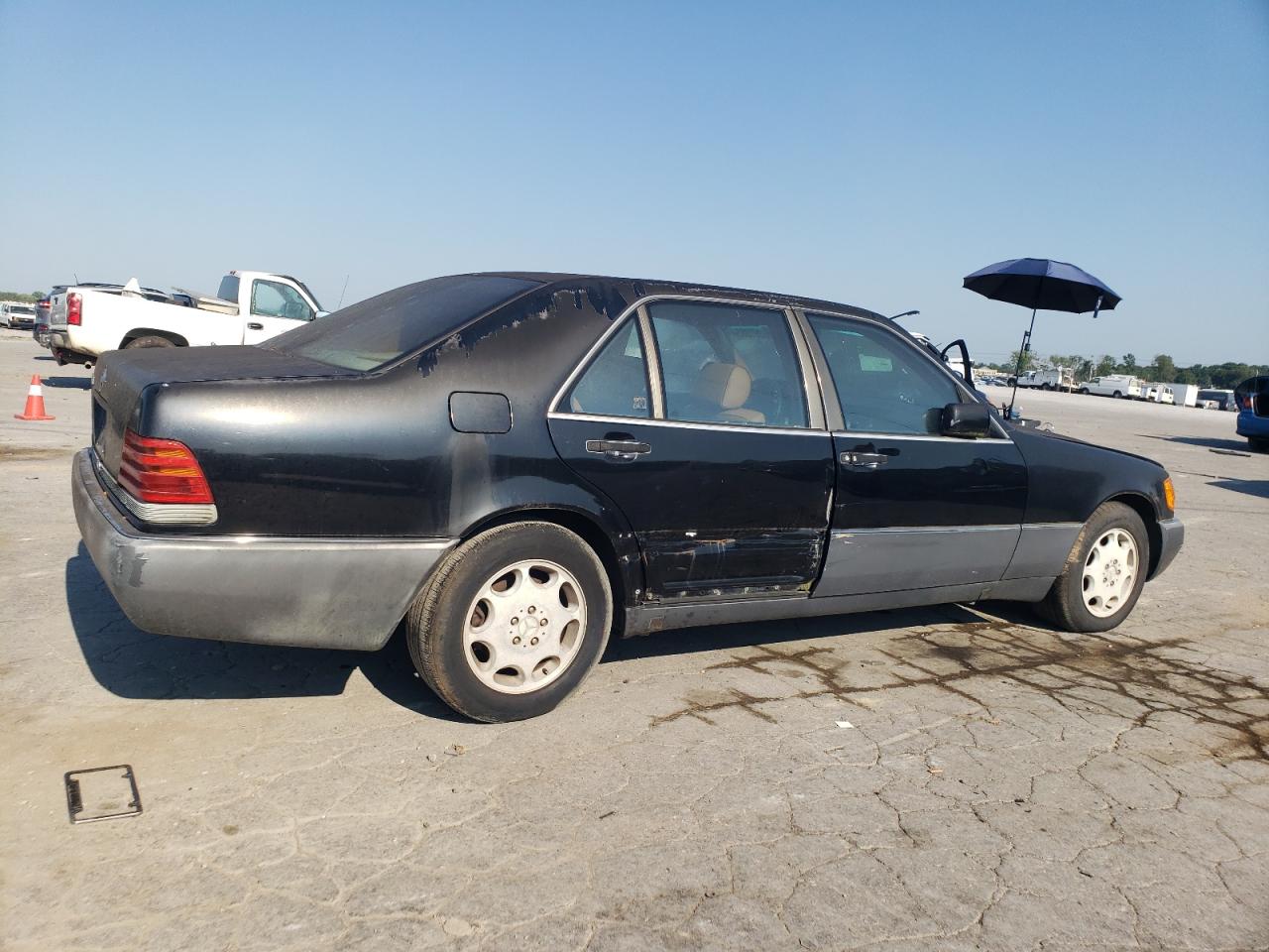 1993 Mercedes-benz 500 Sel Black vin: WDBGA51E6PA099154