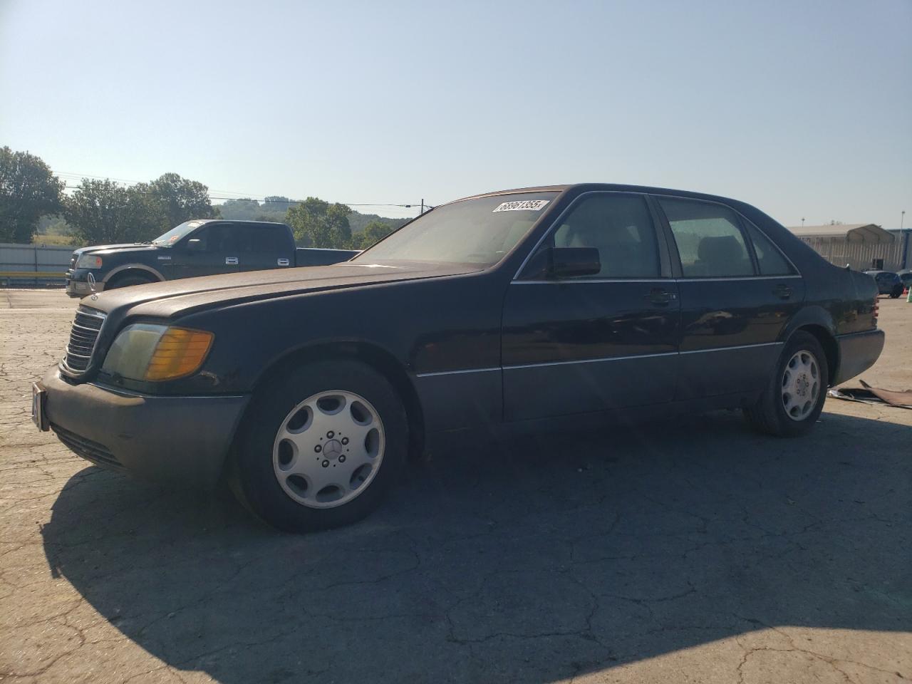 1993 Mercedes-benz 500 Sel Black vin: WDBGA51E6PA099154
