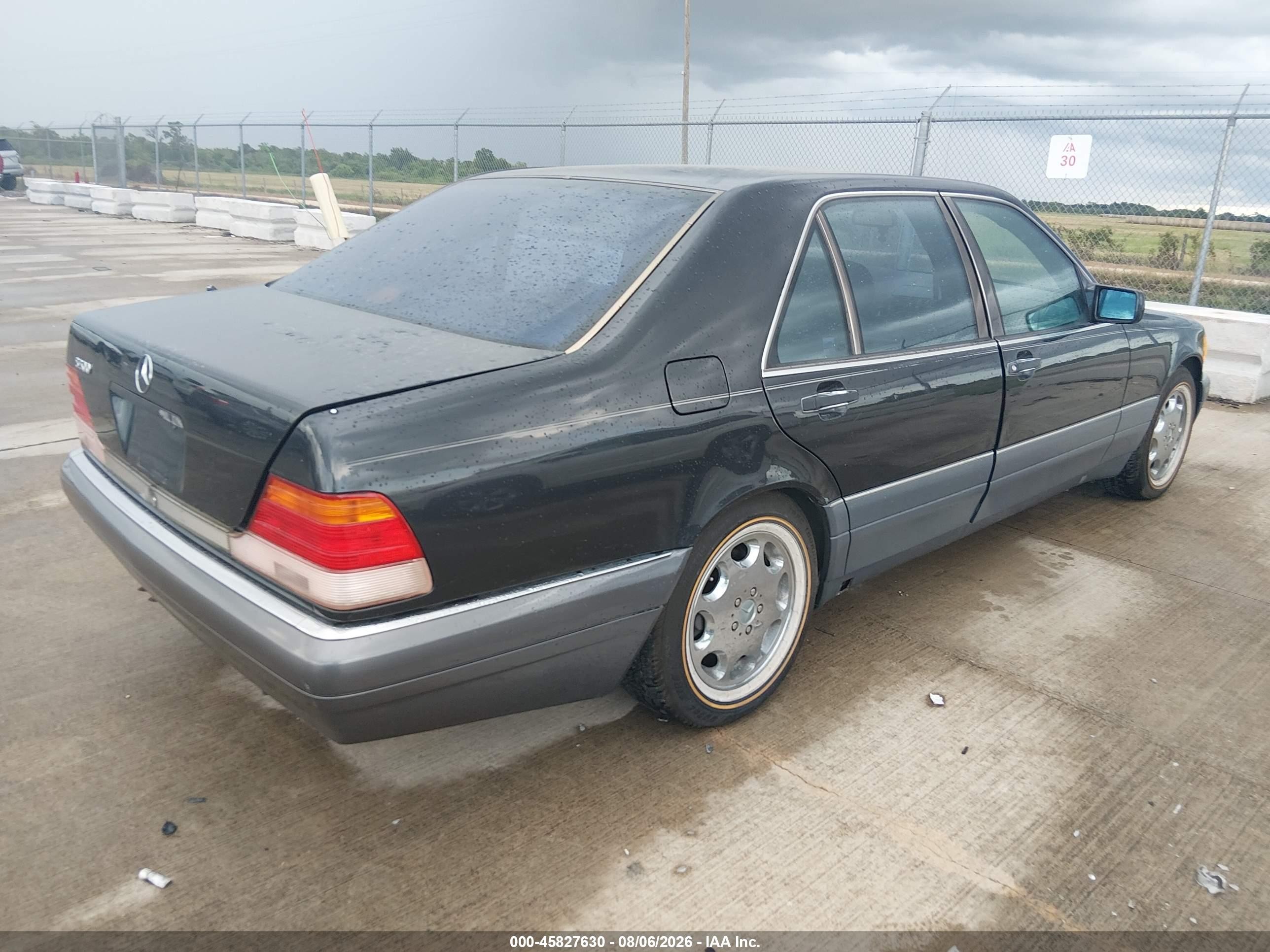 1995 Mercedes-benz S 500 Black vin: WDBGA51E6SA205451