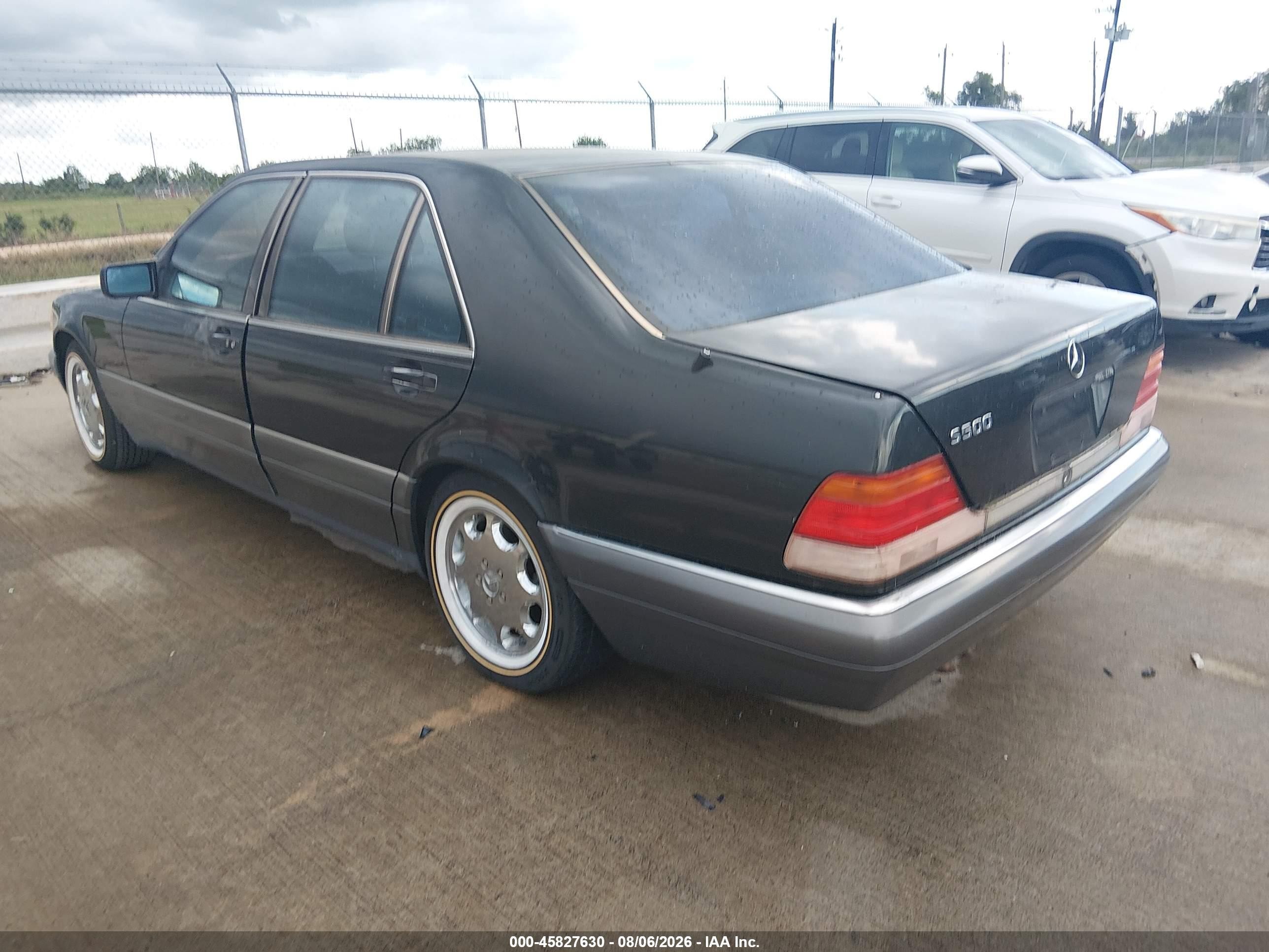 1995 Mercedes-benz S 500 Black vin: WDBGA51E6SA205451