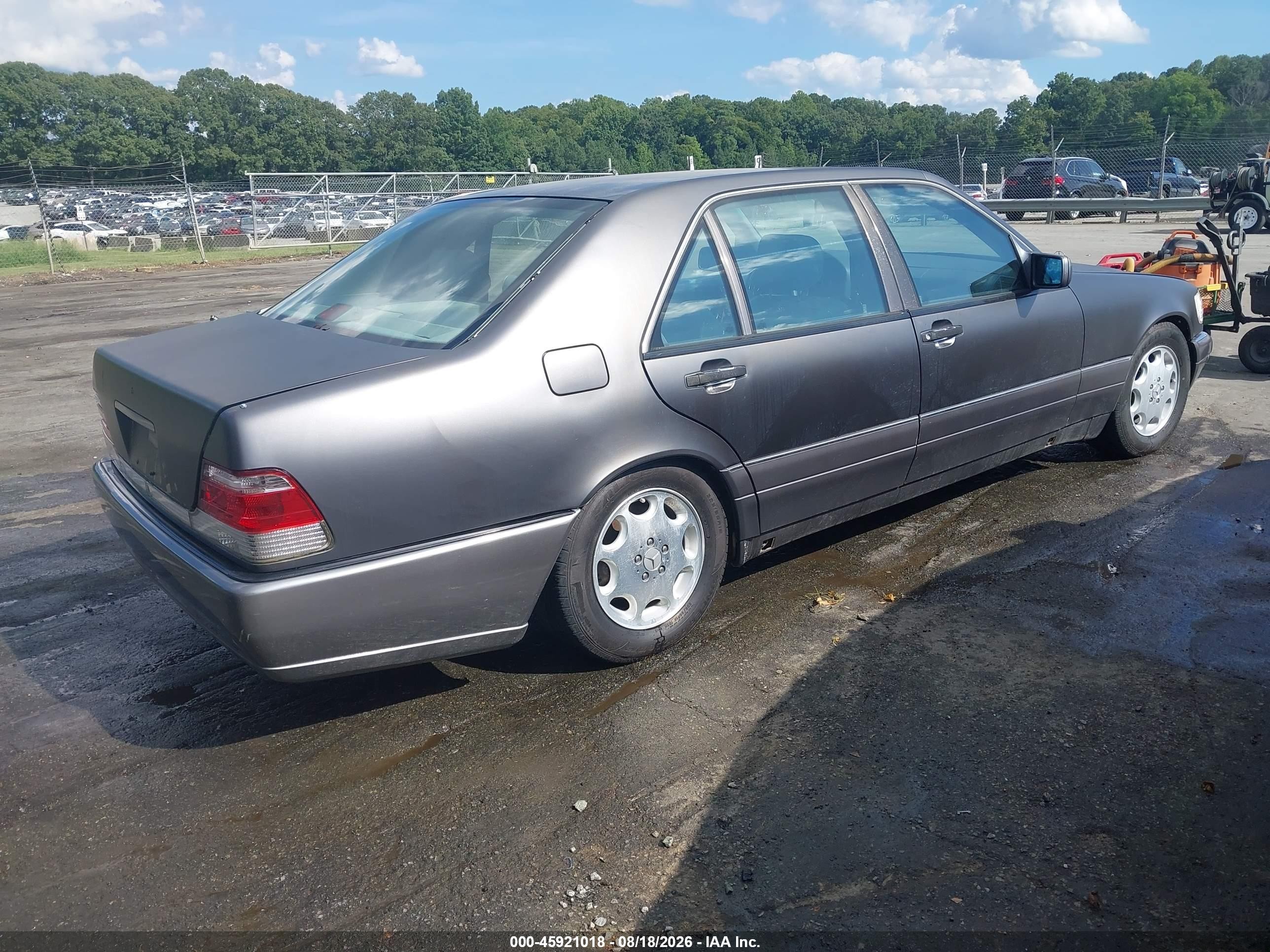 1995 Mercedes-benz S 500 Gray vin: WDBGA51E6SA232519
