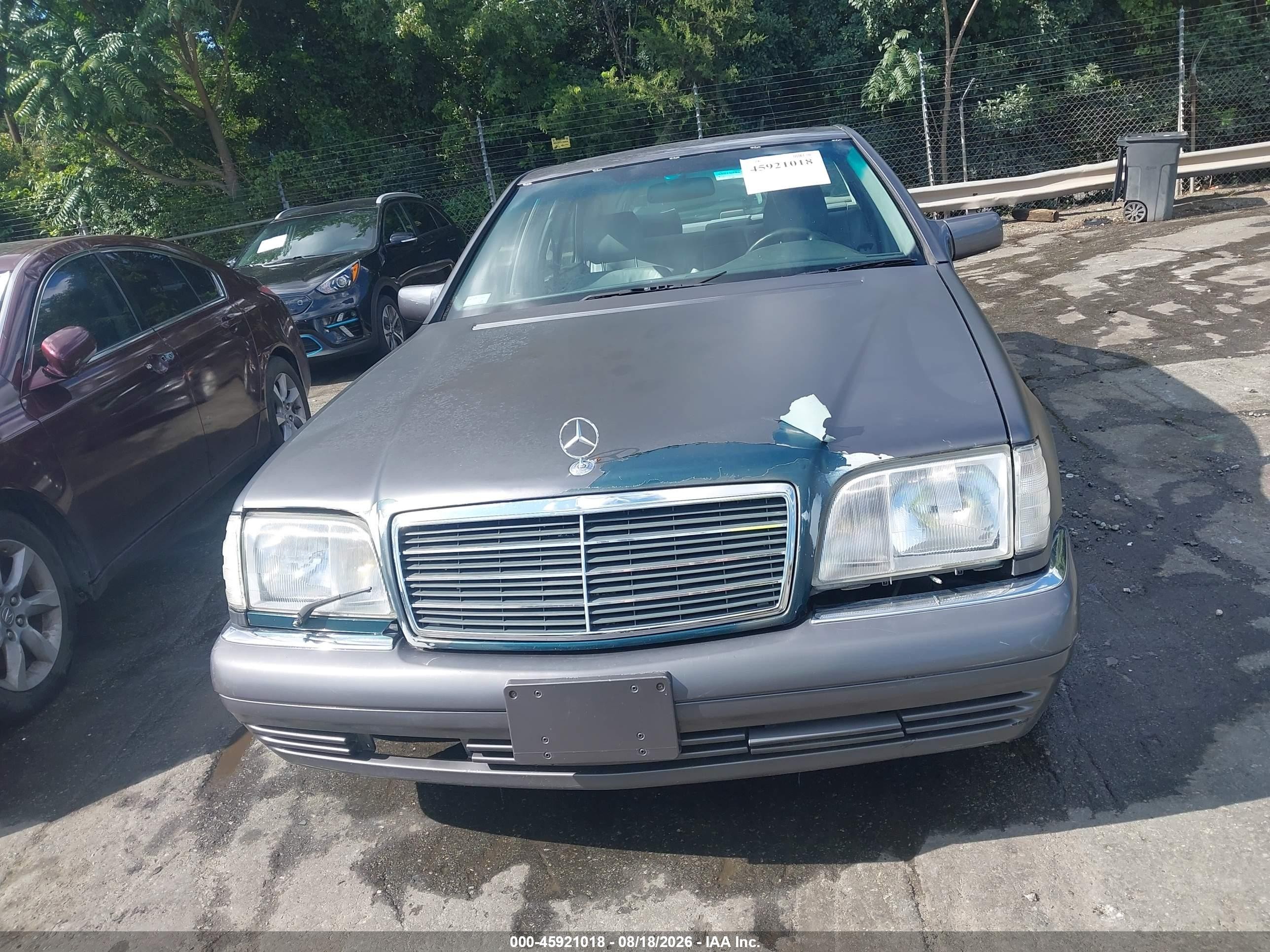 1995 Mercedes-benz S 500 Gray vin: WDBGA51E6SA232519