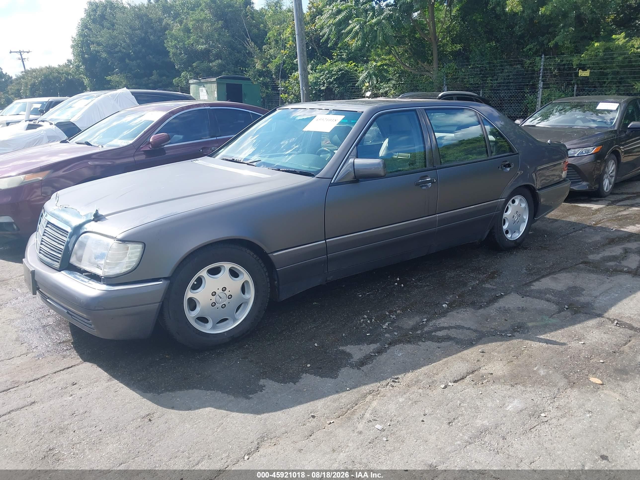 1995 Mercedes-benz S 500 Gray vin: WDBGA51E6SA232519