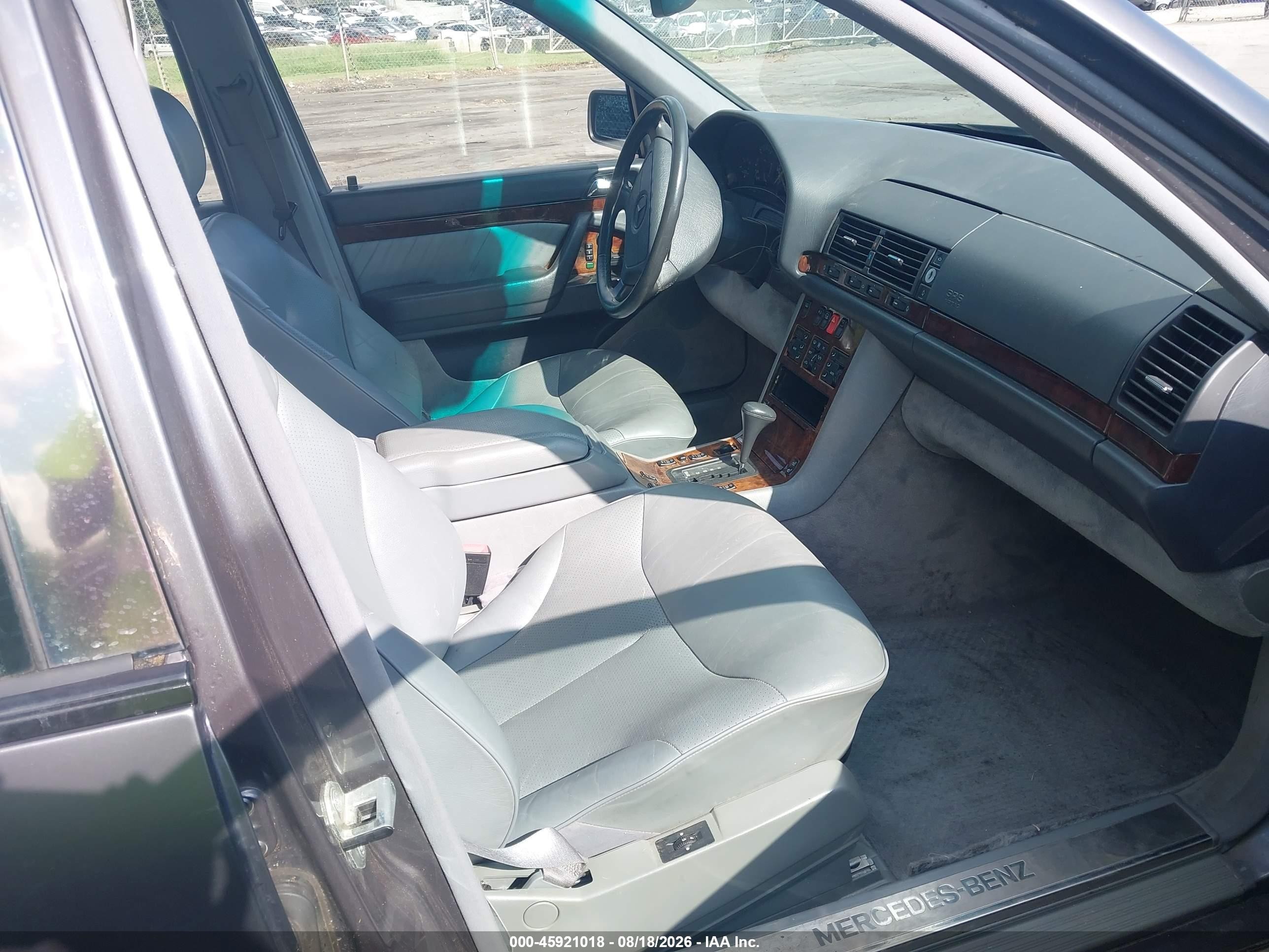 1995 Mercedes-benz S 500 Gray vin: WDBGA51E6SA232519