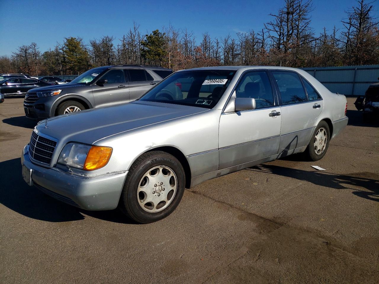 1993 Mercedes-benz 500 Sel Silver vin: WDBGA51E7PA092522