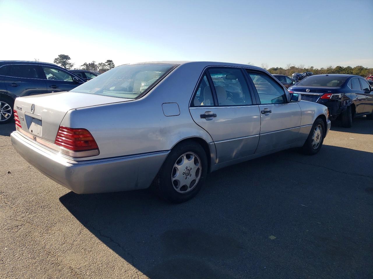 1993 Mercedes-benz 500 Sel Silver vin: WDBGA51E7PA092522