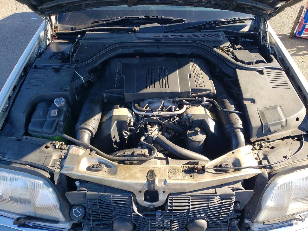 1993 Mercedes-benz 500 Sel Silver vin: WDBGA51E7PA092522
