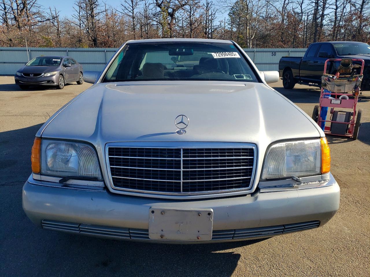 1993 Mercedes-benz 500 Sel Silver vin: WDBGA51E7PA092522