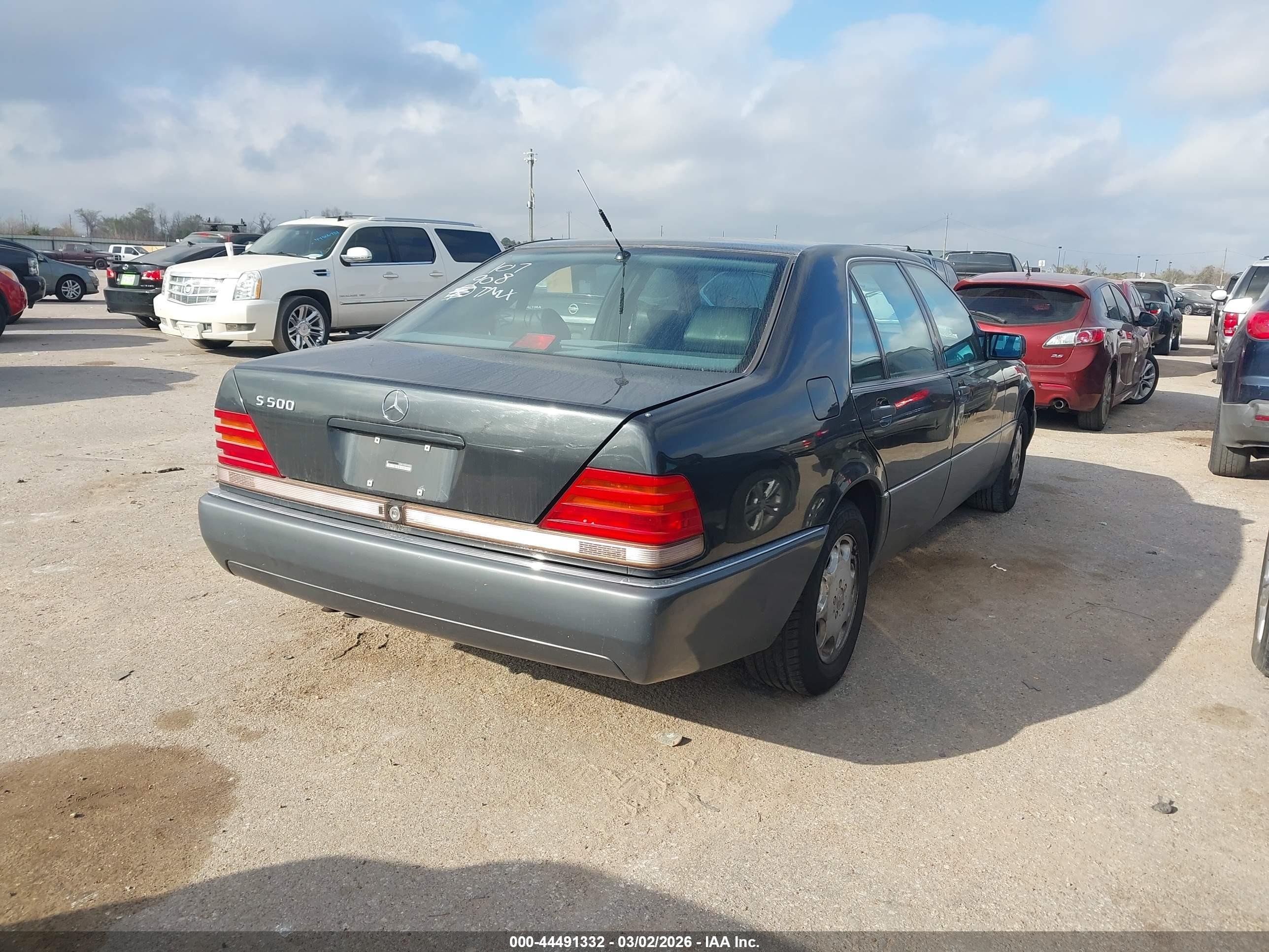 1993 Mercedes-benz 500 Sel Gray vin: WDBGA51E7PA107908